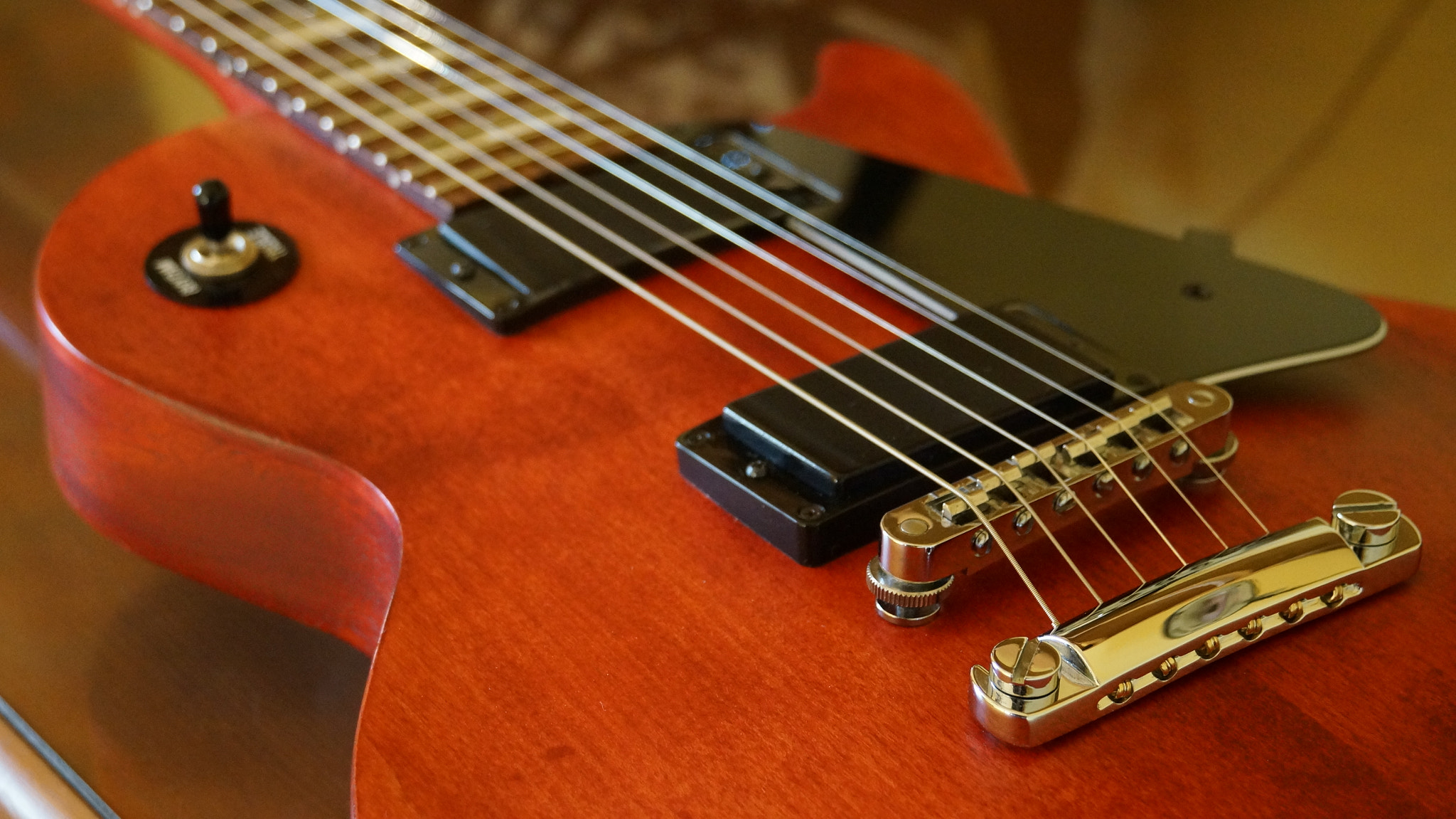 Sony E 18-55mm F3.5-5.6 OSS sample photo. Gibson les paul photography