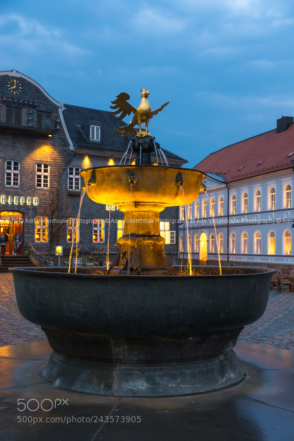Nikon D7100 sample photo. Fountain on the market photography