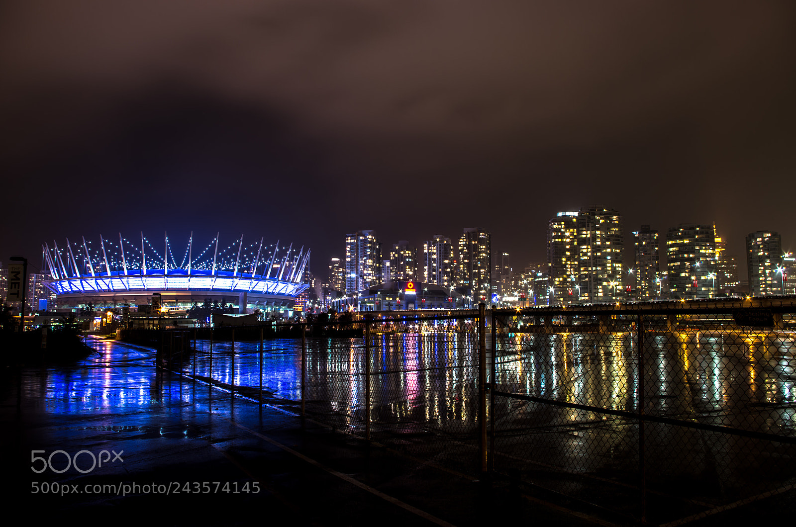 Pentax K-5 sample photo. Vancouver stadium photography