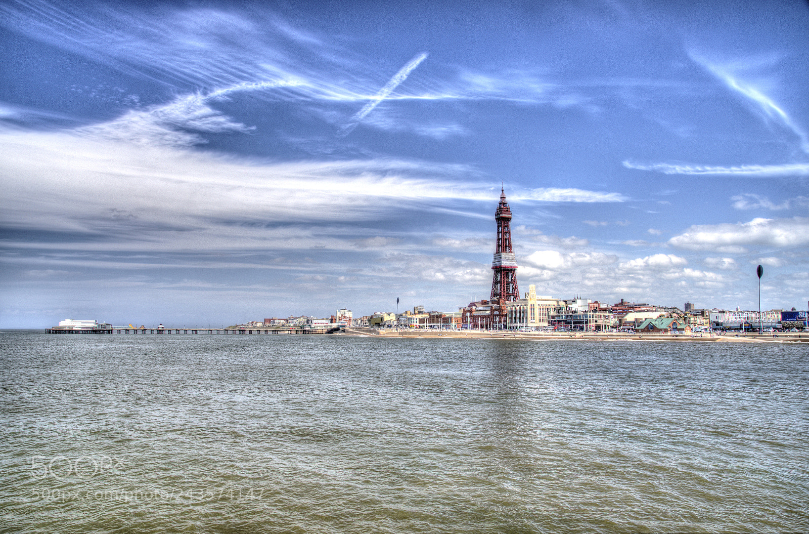 Pentax K-5 sample photo. Blackpool tower photography