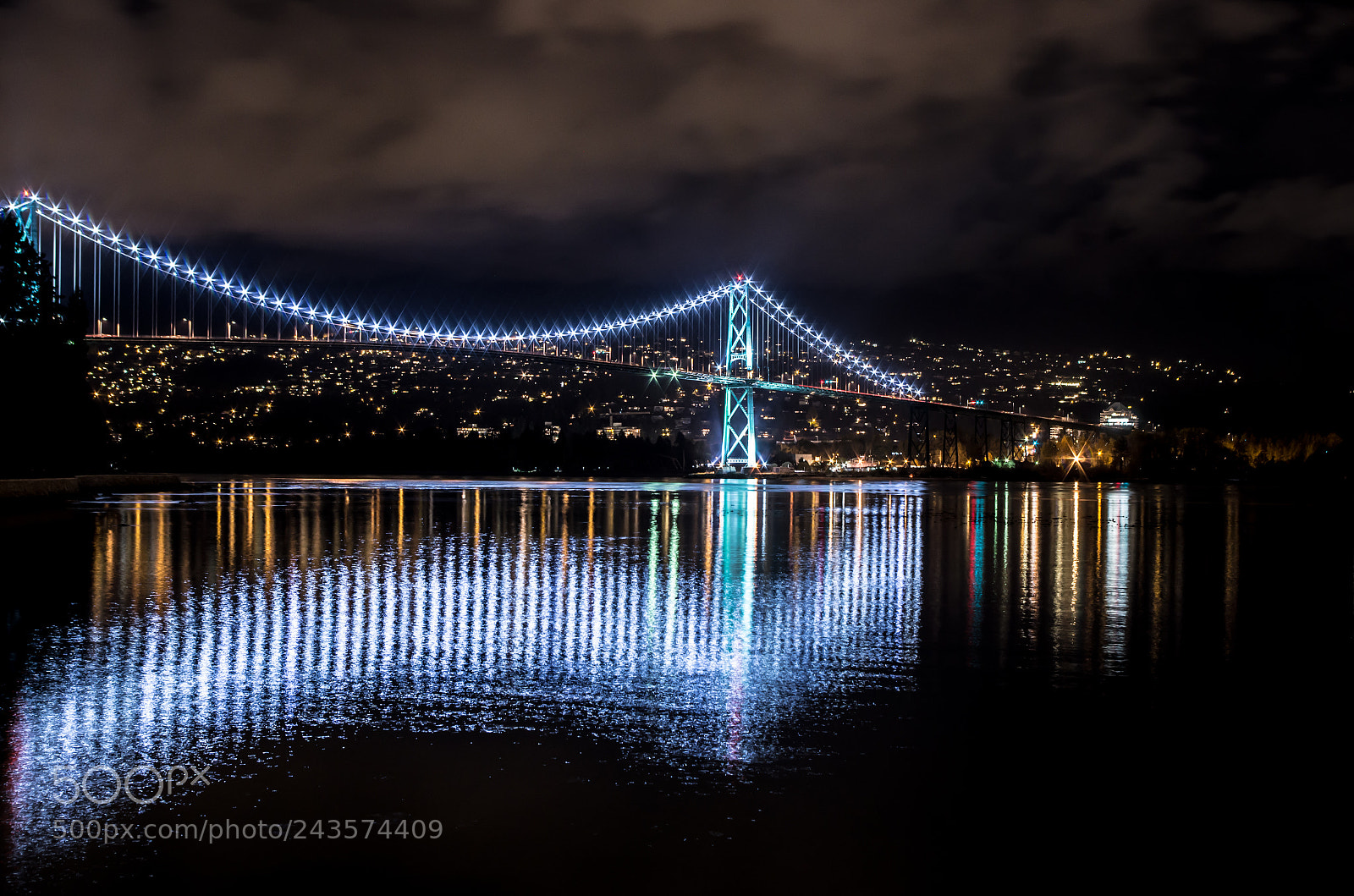 Pentax K-5 sample photo. Lions gate bridge in photography