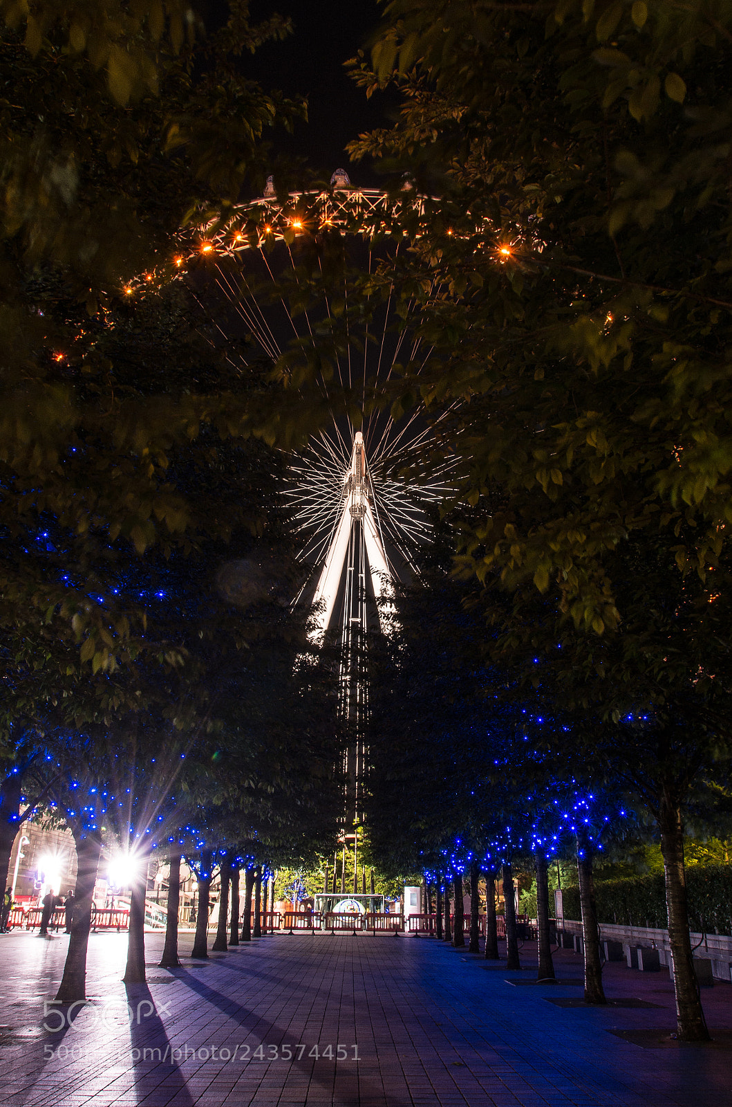 Pentax K-5 sample photo. London eye at night photography