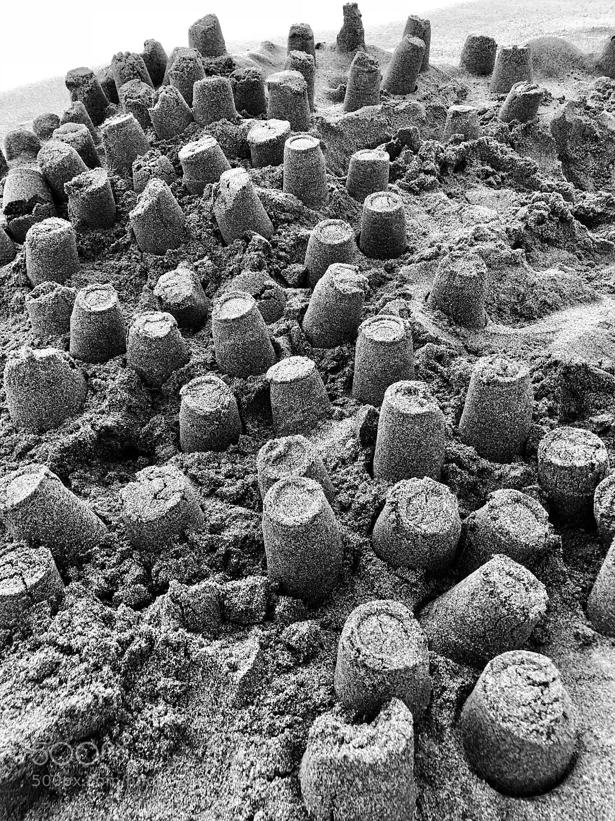 Apple iPhone X sample photo. Sand castles visit my photography