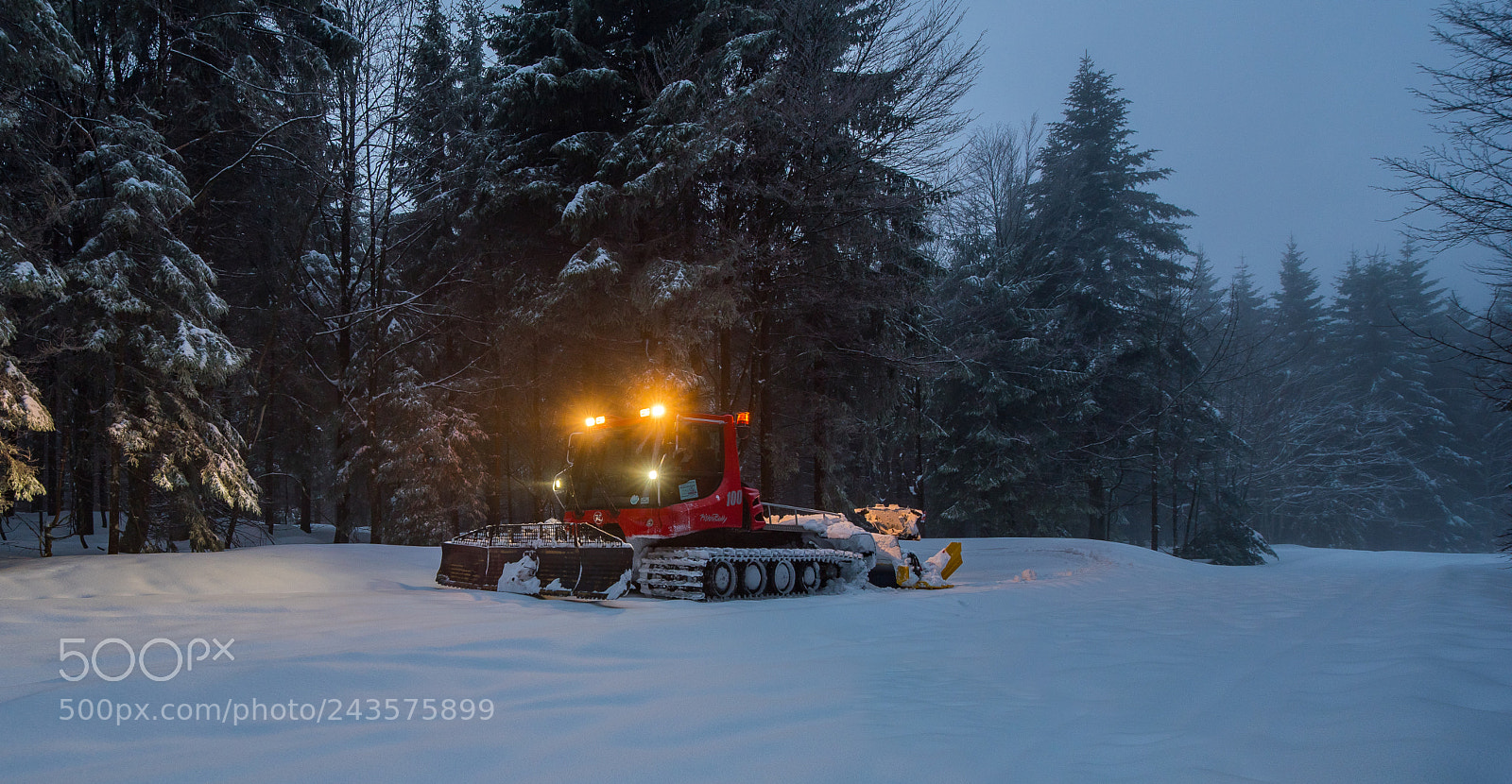 Nikon D810 sample photo. Pistenbully photography