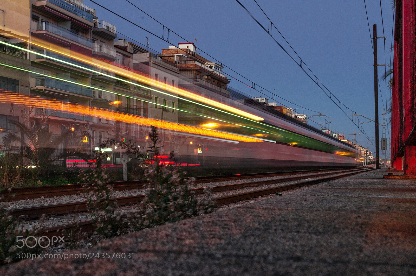 Sony Alpha a5000 (ILCE 5000) sample photo. Train light movement ii photography