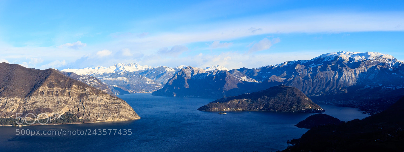 Canon EOS 7D Mark II sample photo. Panoramica del lago d'iseo photography