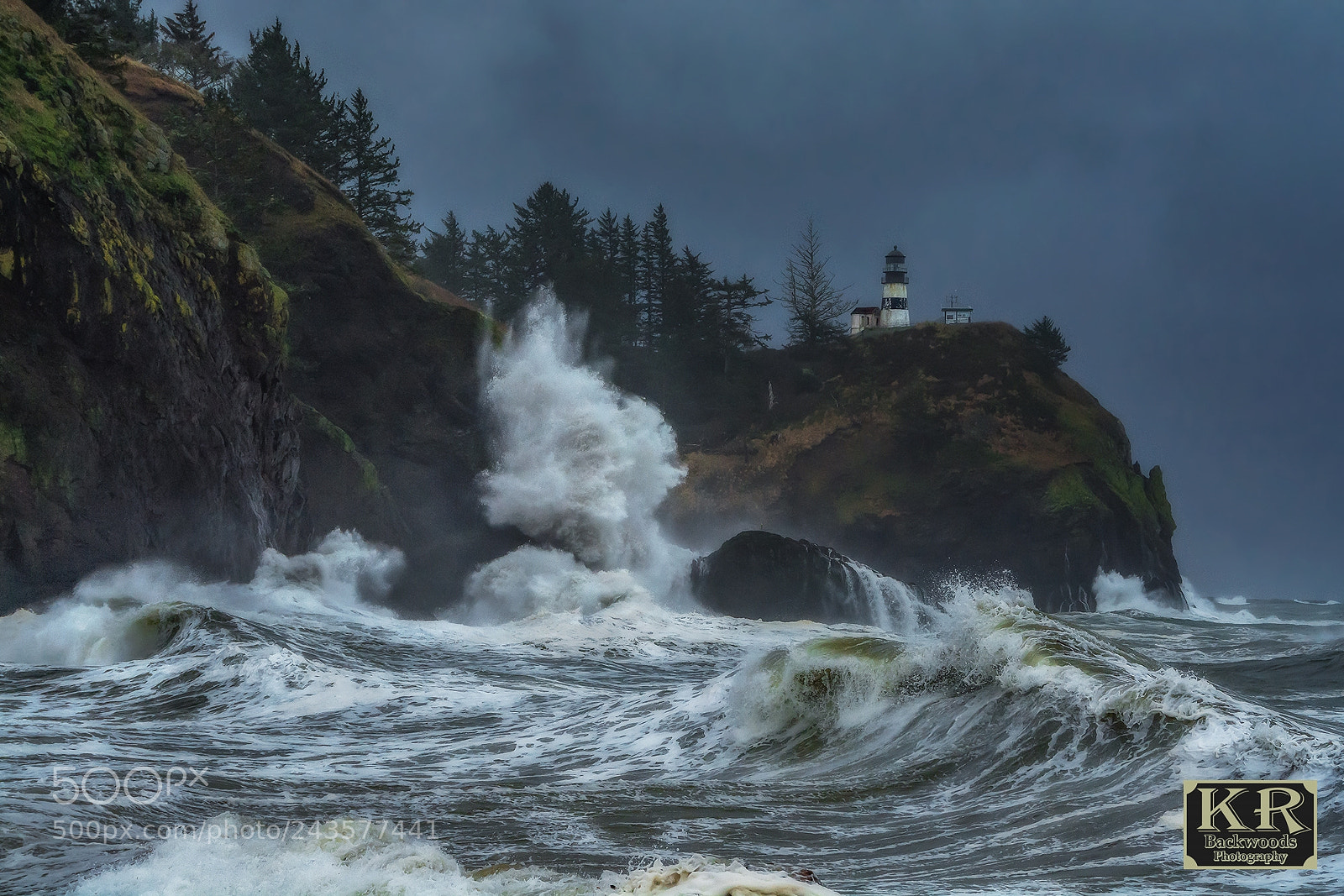 Nikon D7100 sample photo. Drama at cape disappointment photography