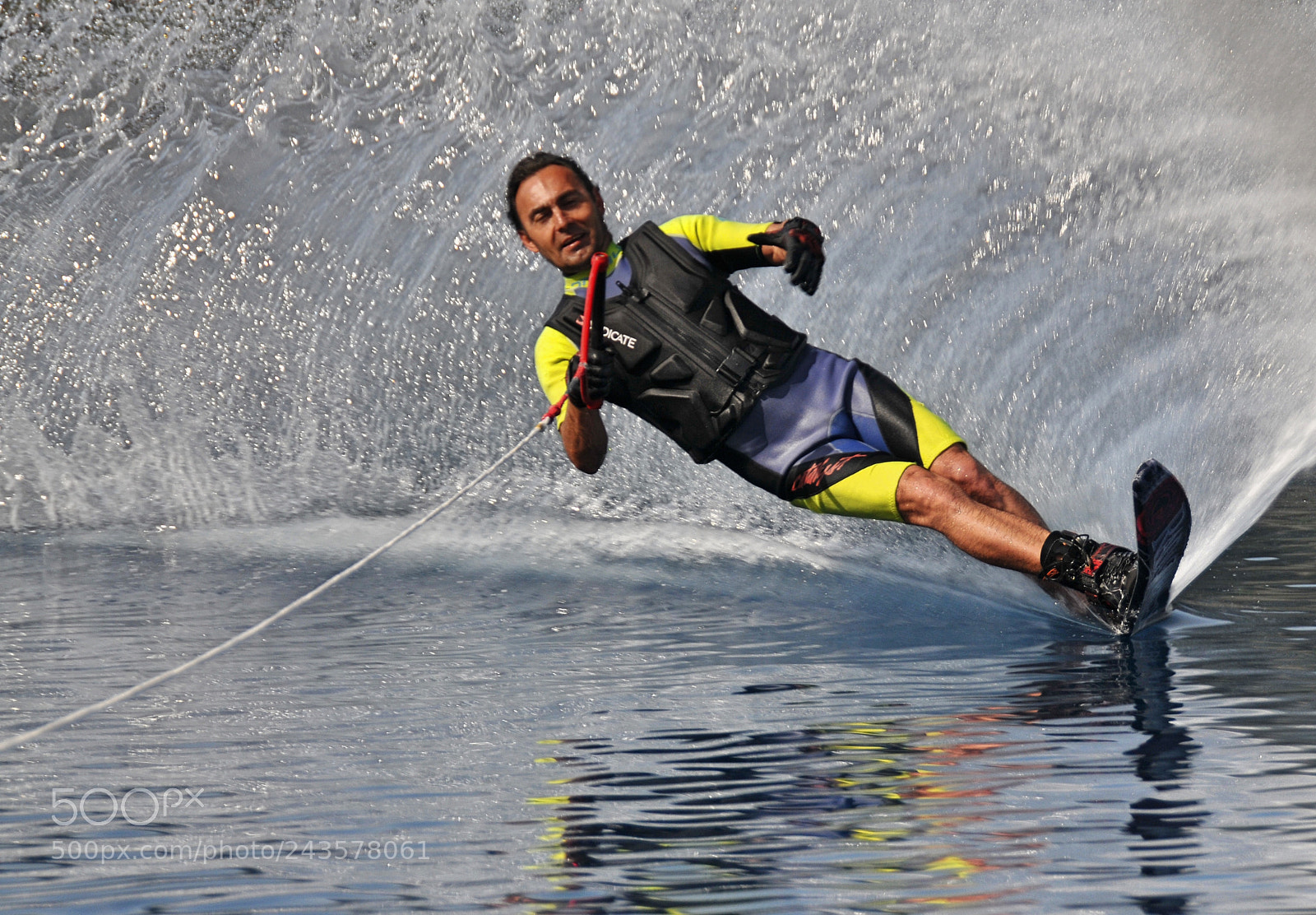 Nikon D300 sample photo. Waterski at fethiye photography