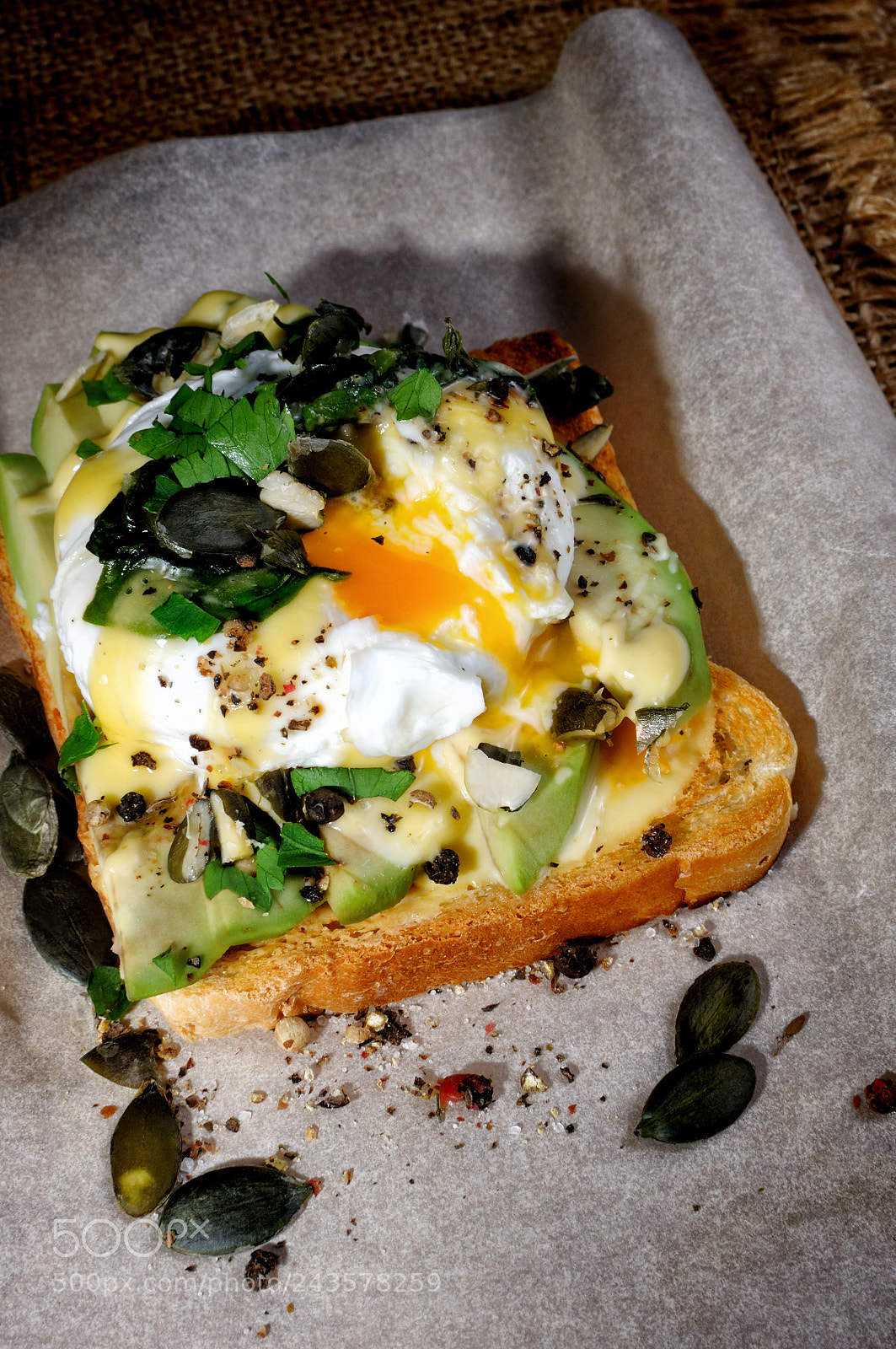 Nikon D90 sample photo. Eggs benedict with avocado photography