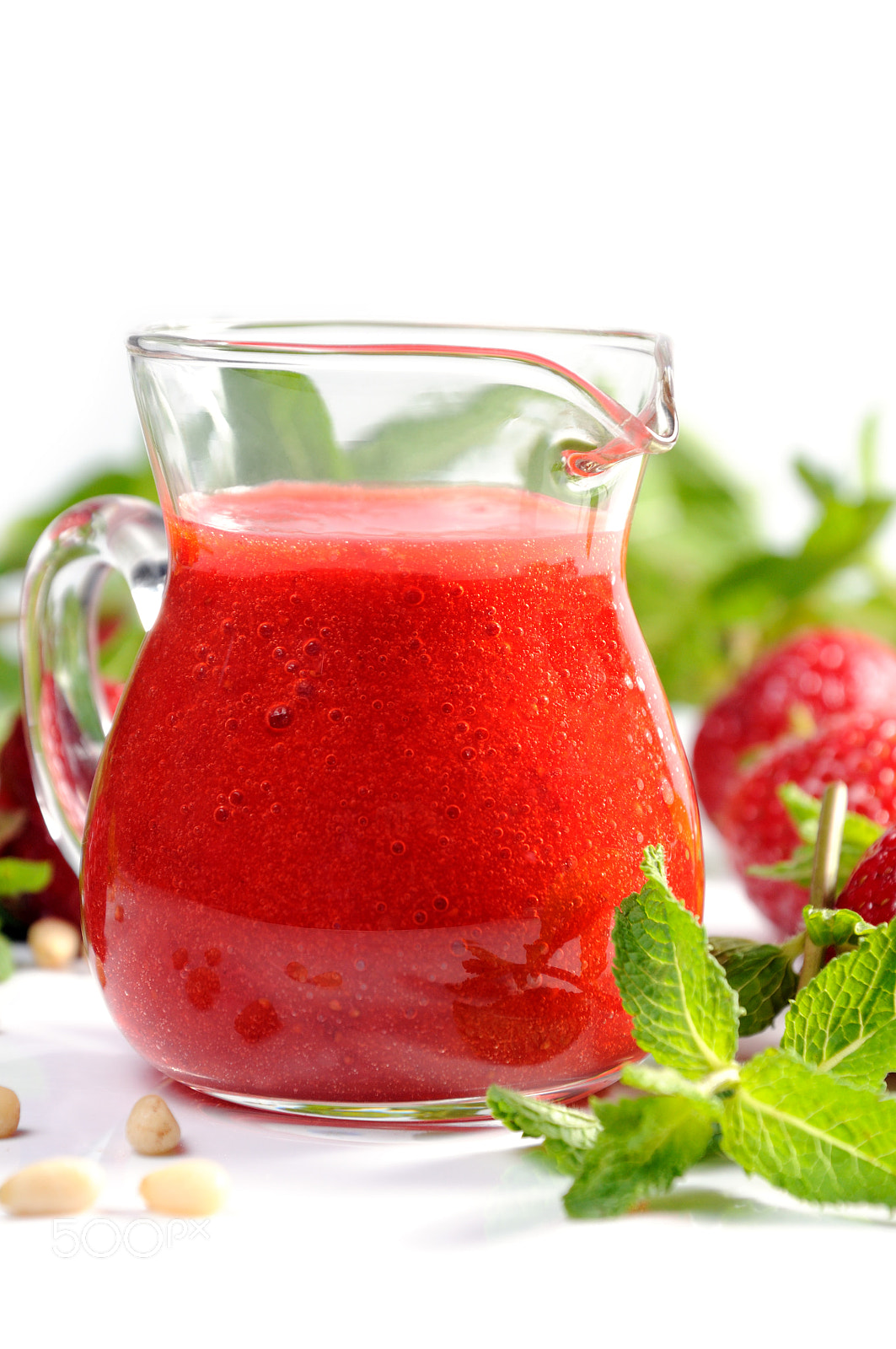 Nikon D90 sample photo. Strawberry fresh sauce photography