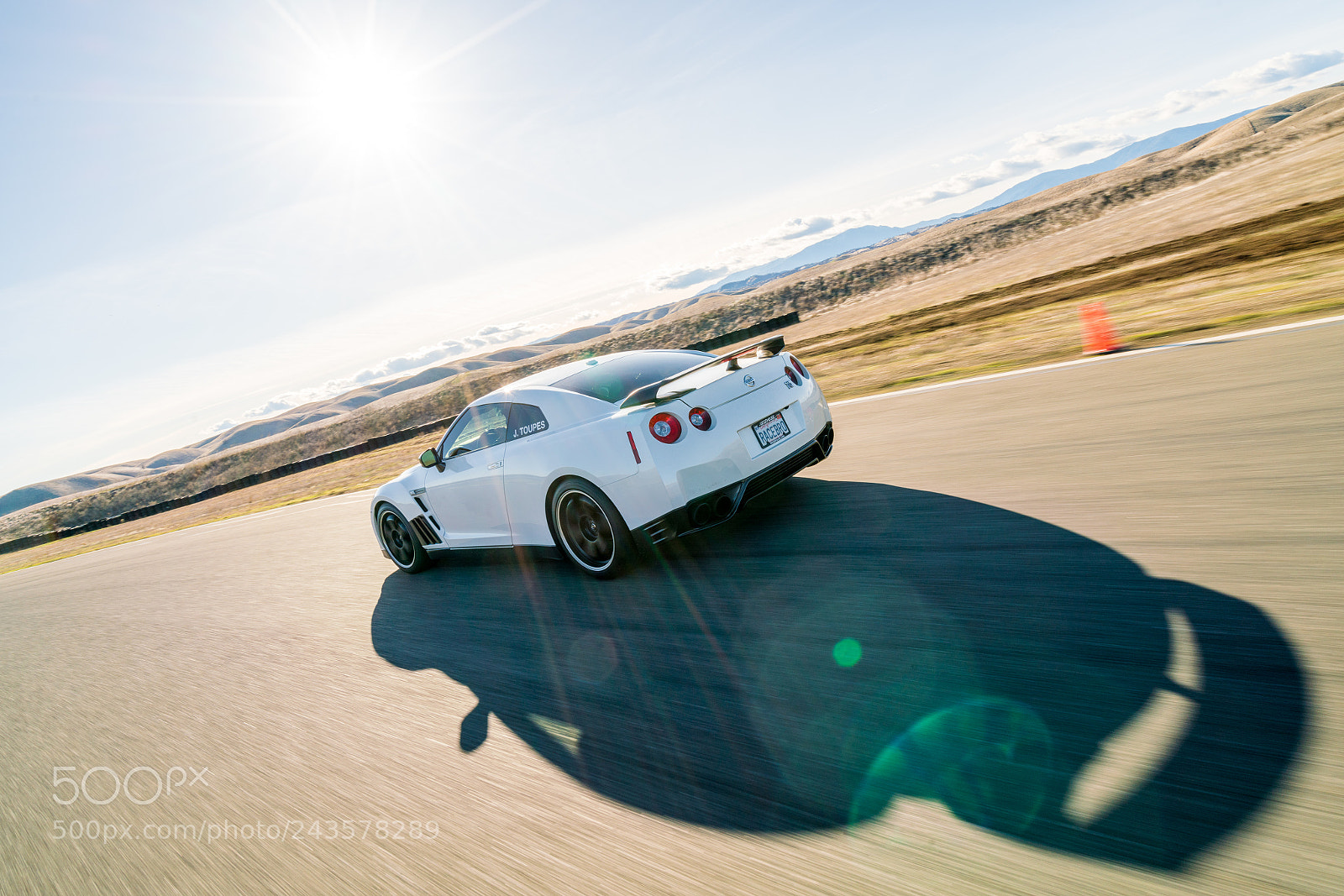 Sony a7R II sample photo. Thunderhill - nissan gt-r photography