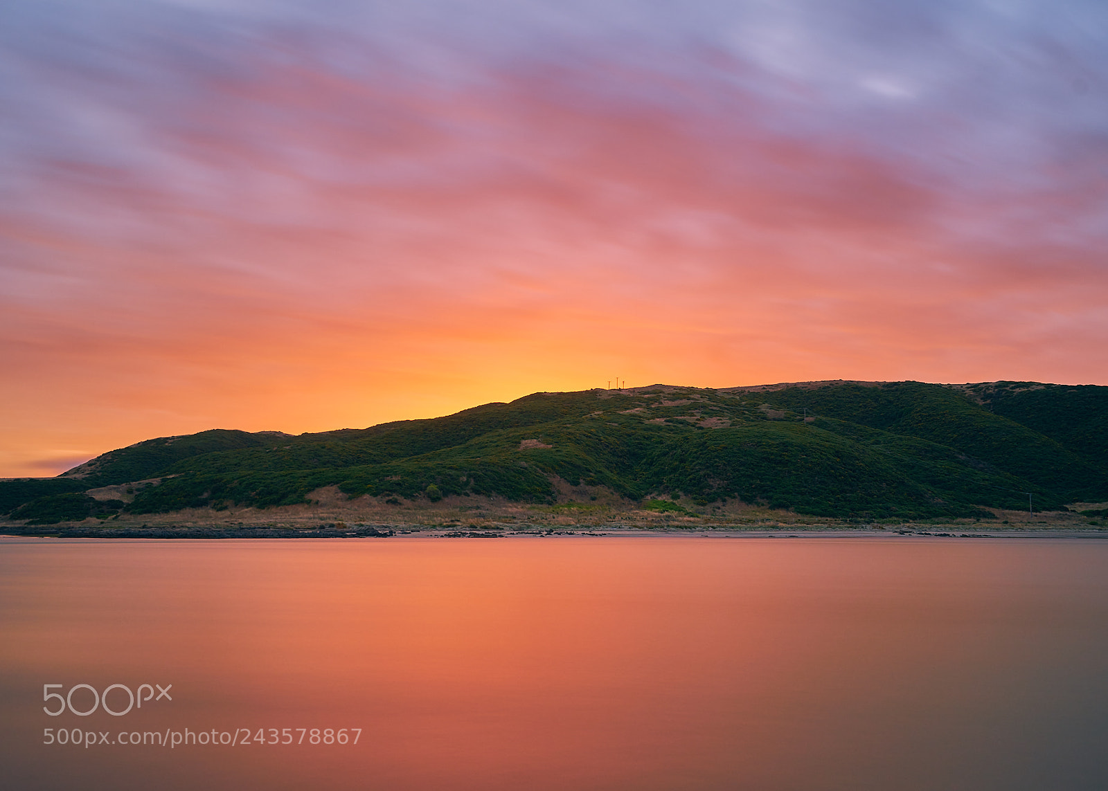 Sony a7 II sample photo. Long expore sunset in photography