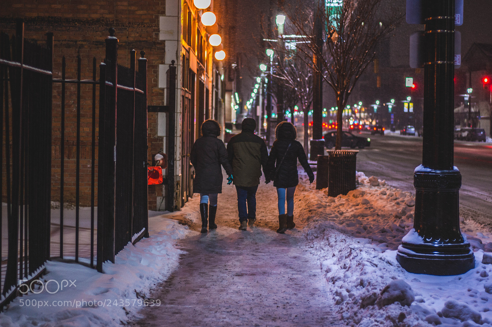 Canon EOS 700D (EOS Rebel T5i / EOS Kiss X7i) sample photo. Detroit winter night photography