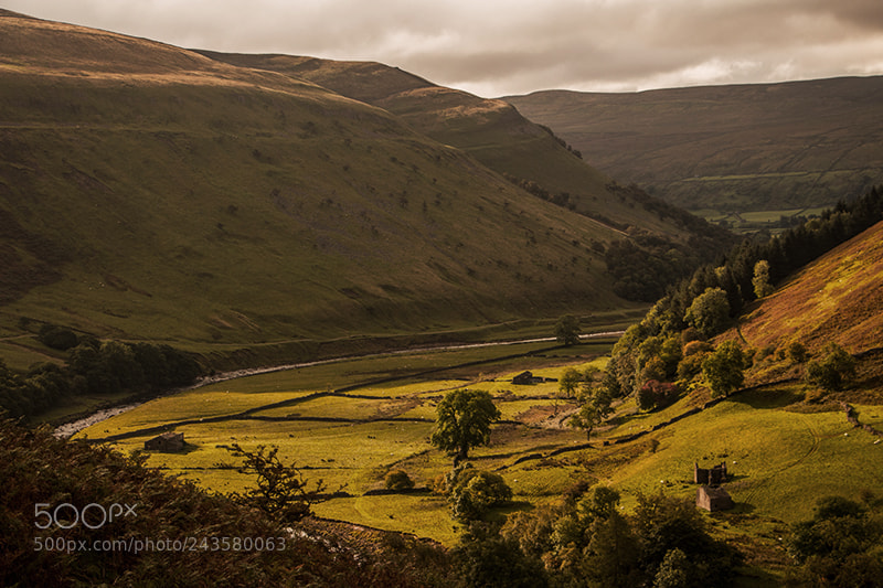 Canon EOS 100D (EOS Rebel SL1 / EOS Kiss X7) sample photo. Valley yorkshire photography