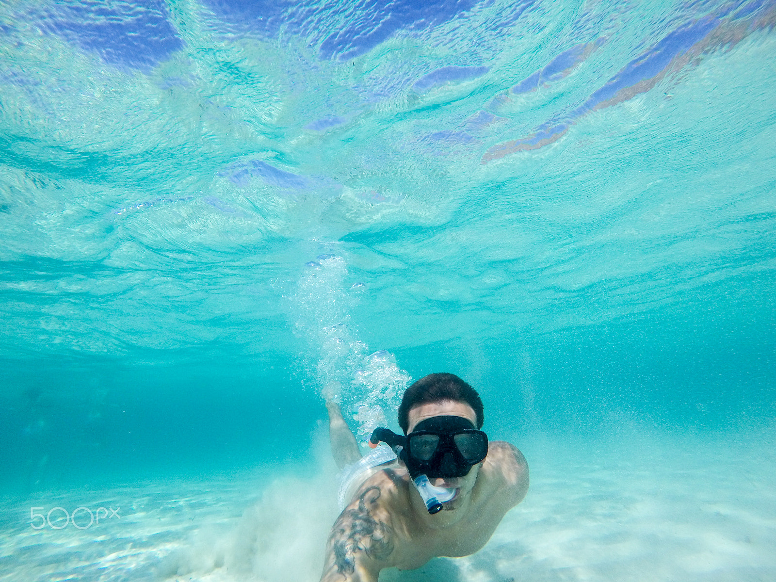 GoPro HERO4 Black sample photo. Balos beach snorkeling photography