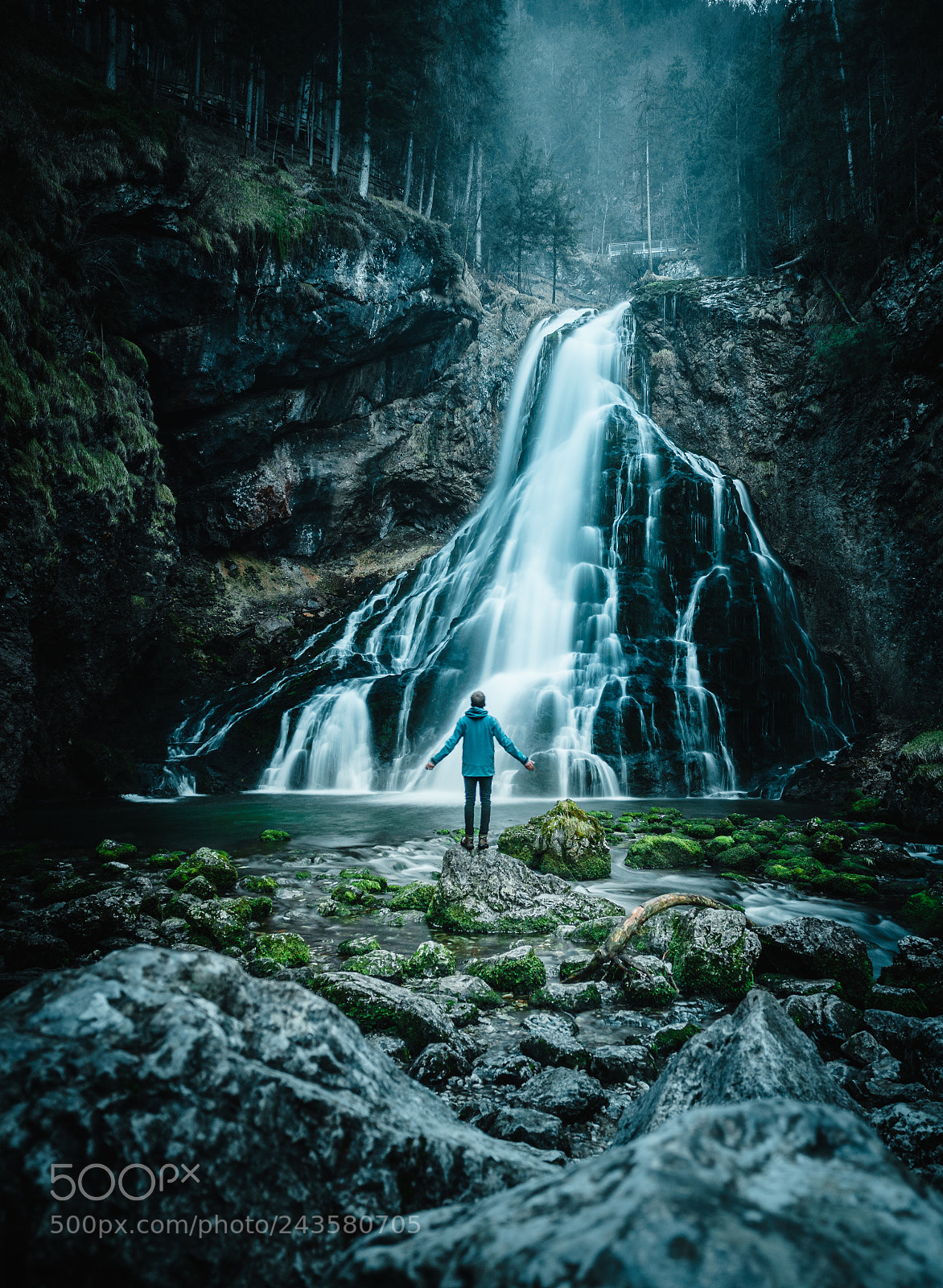 Sony a7 II sample photo. Gollinger wasserfall photography