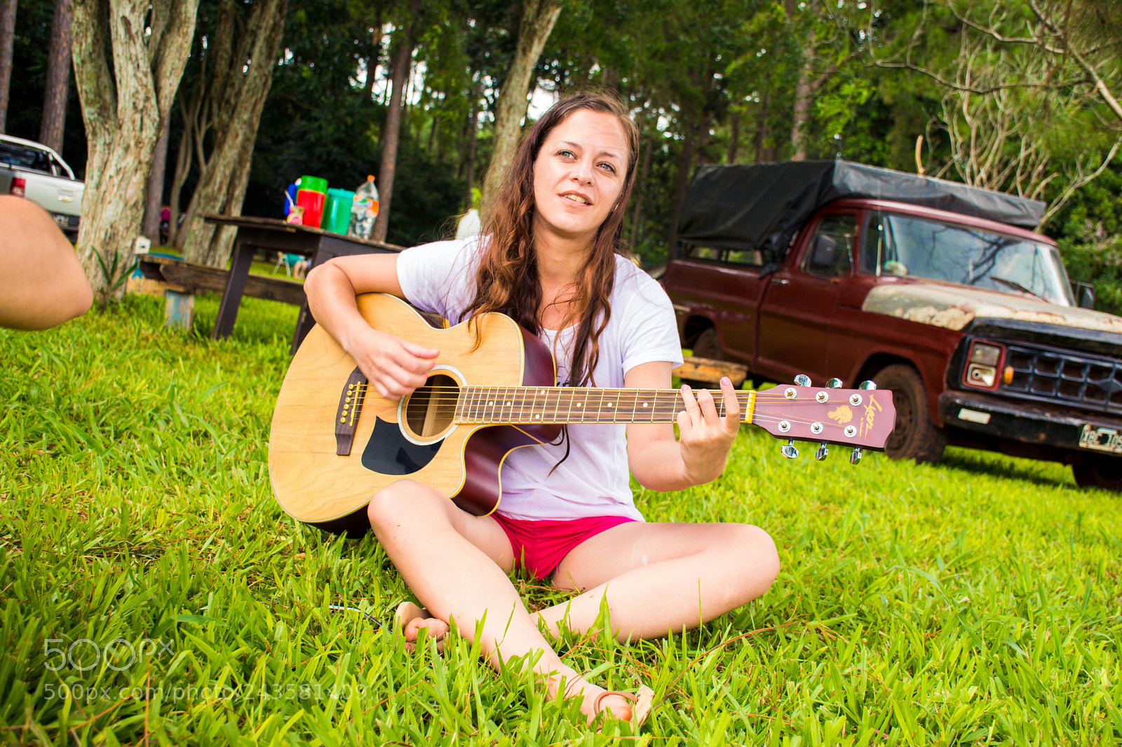 Nikon D7200 sample photo. Johana tocando la guitarra... photography