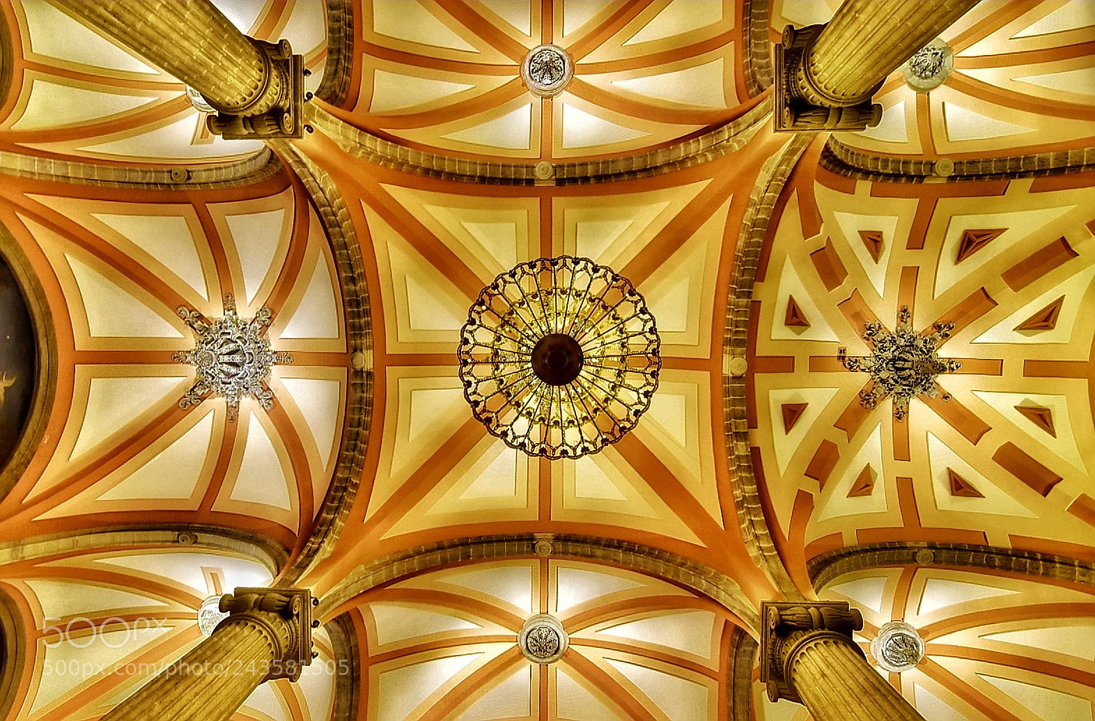 Nikon D5500 sample photo. Techo catedral de san photography
