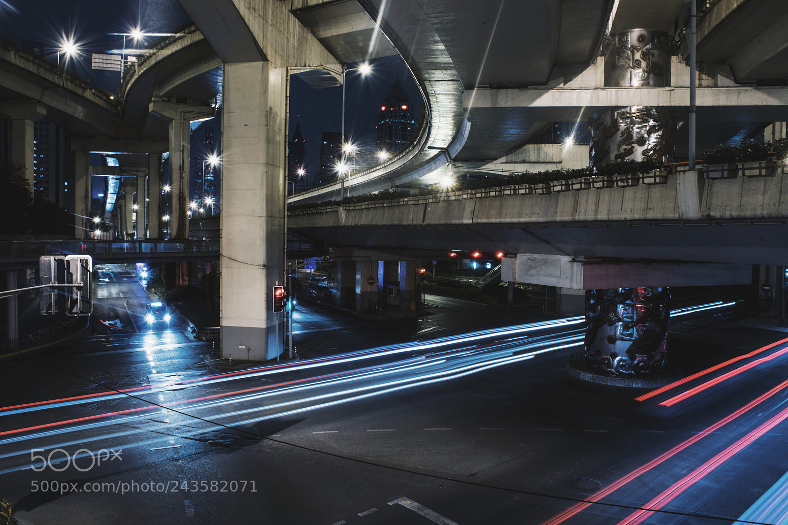 Nikon D5500 sample photo. Light trail. photography