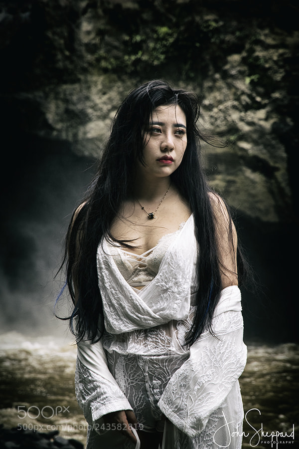 Canon EOS 7D Mark II sample photo. Beauty at a waterfall photography