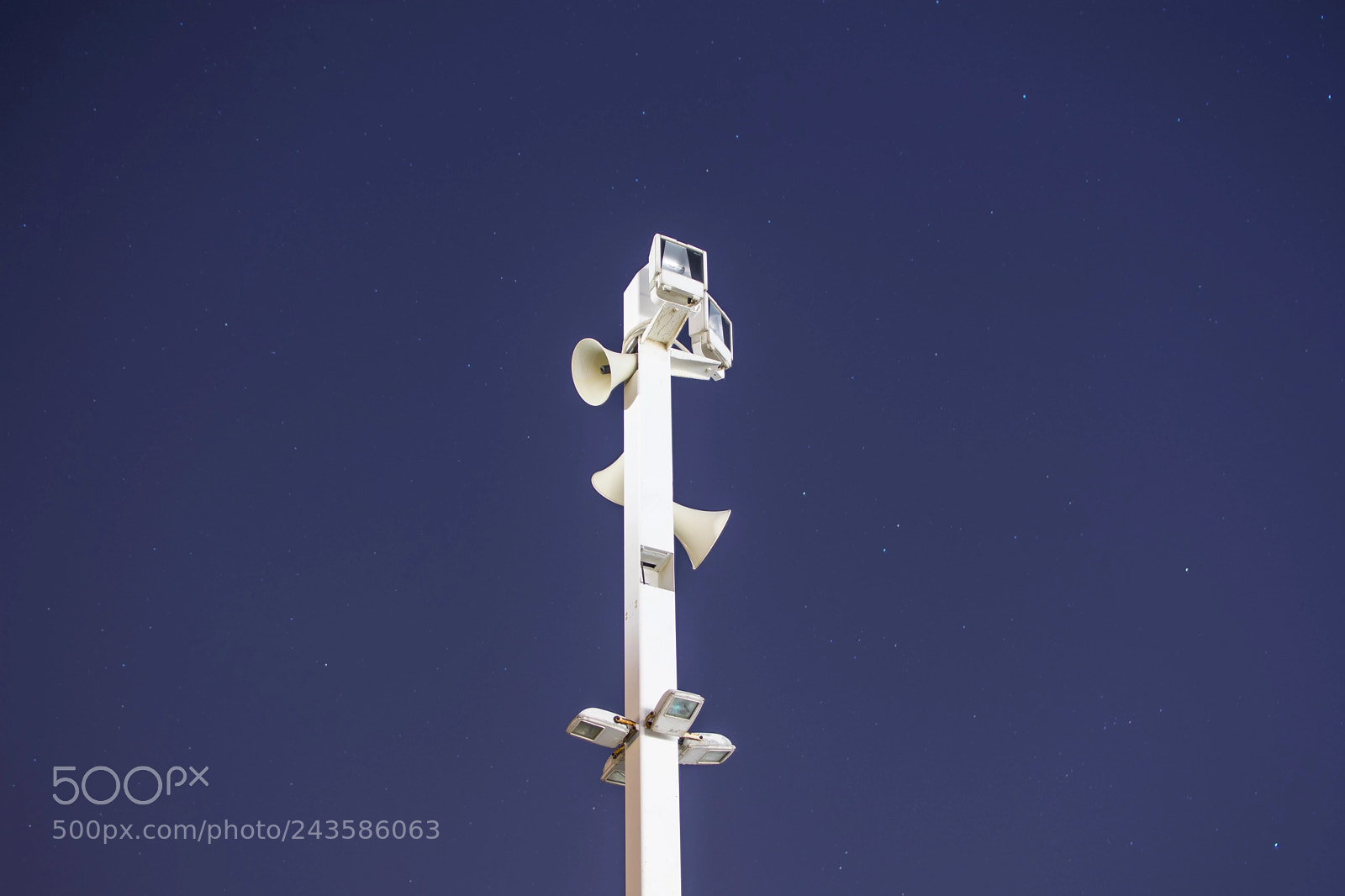 Nikon D7200 sample photo. Night pole photography