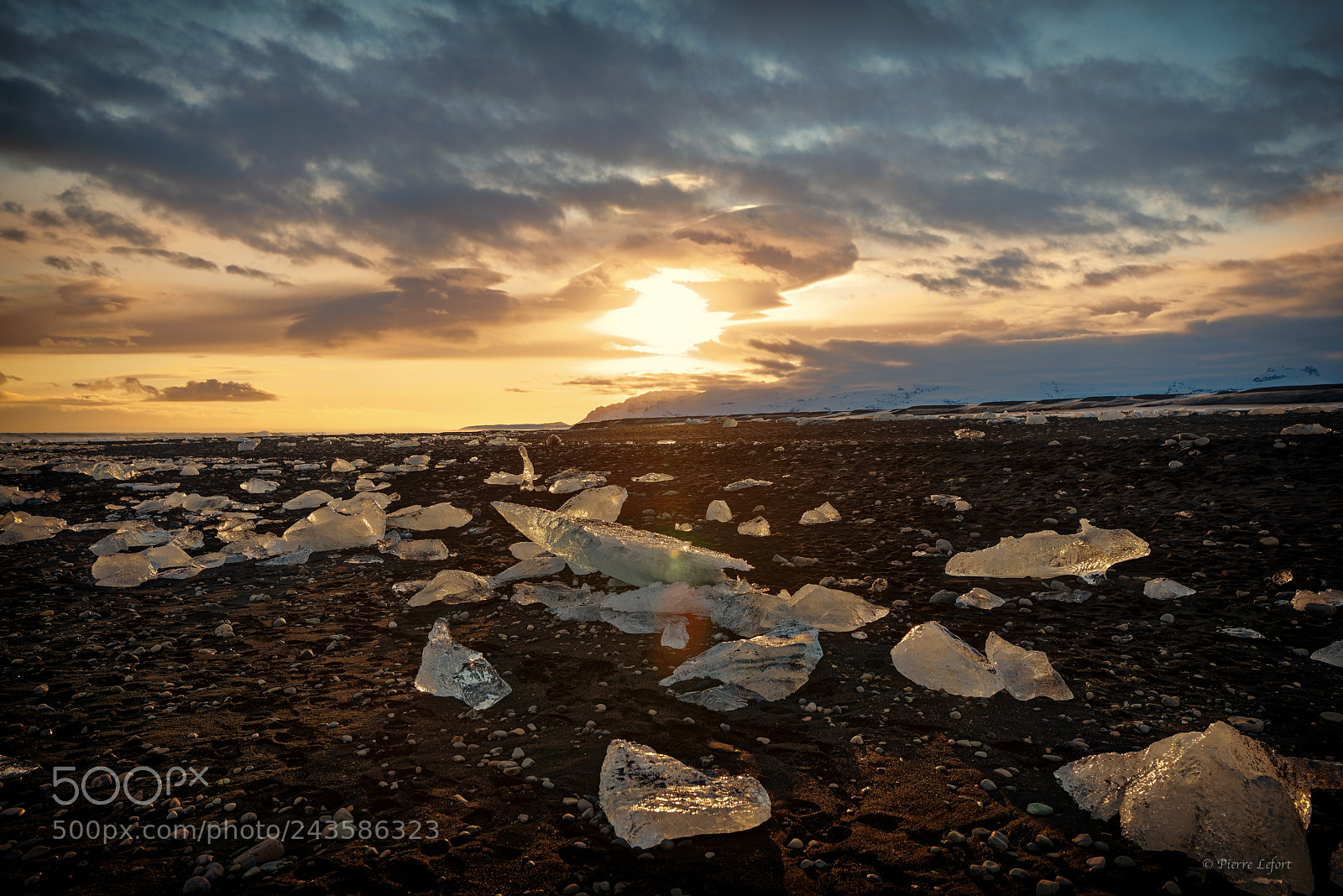 Nikon D800 sample photo. Ice beach photography