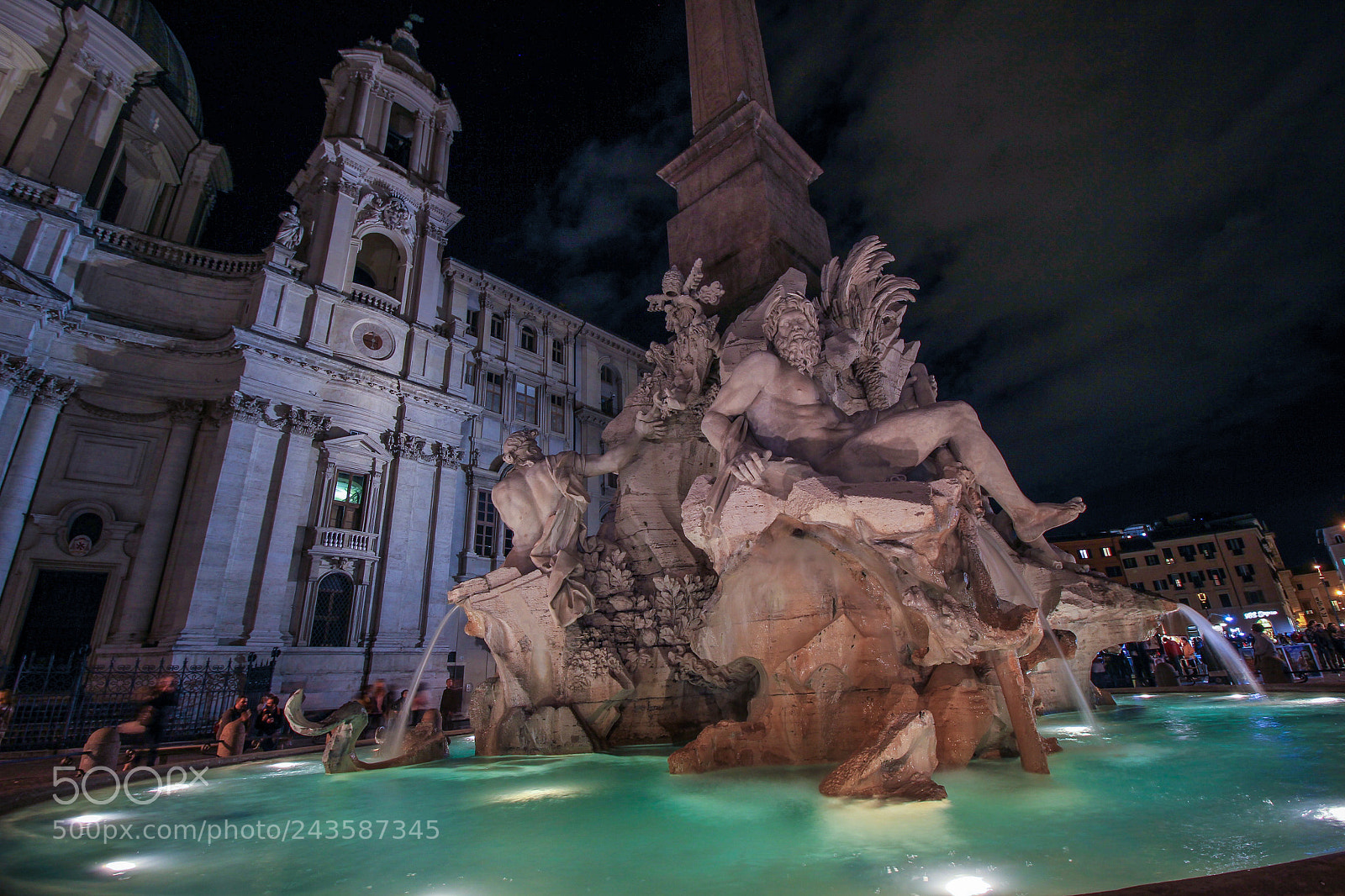 Canon EOS 60D sample photo. Rome at night photography