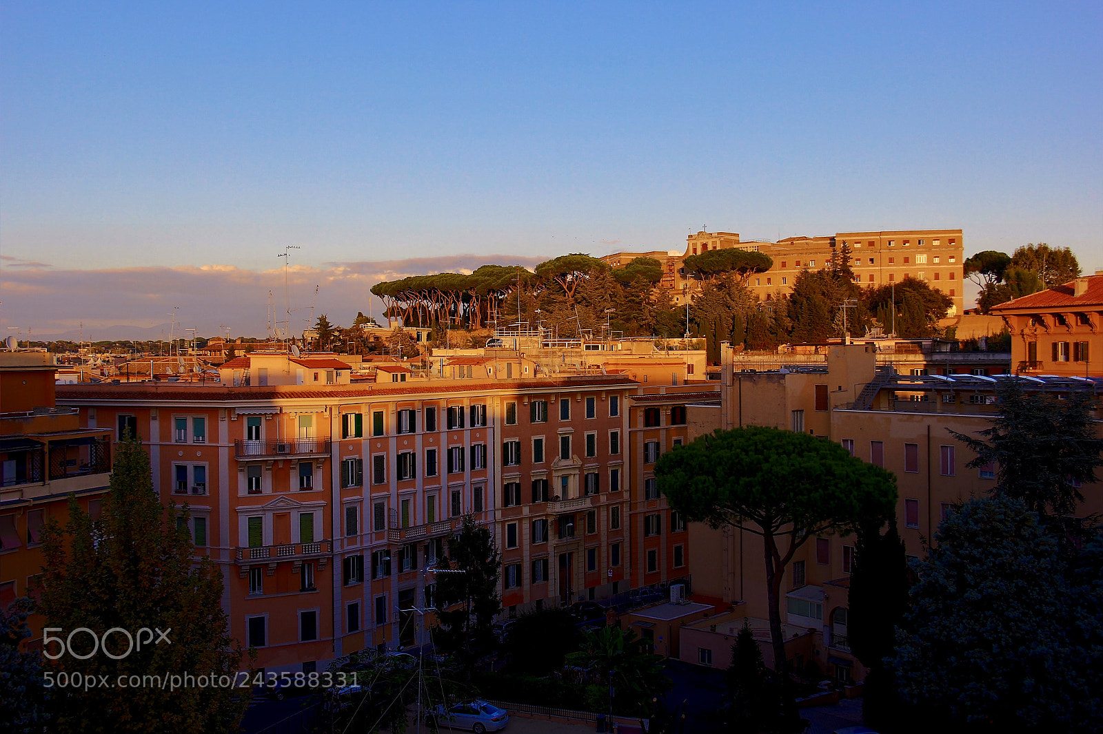 Canon EOS 60D sample photo. Rome at dusk photography