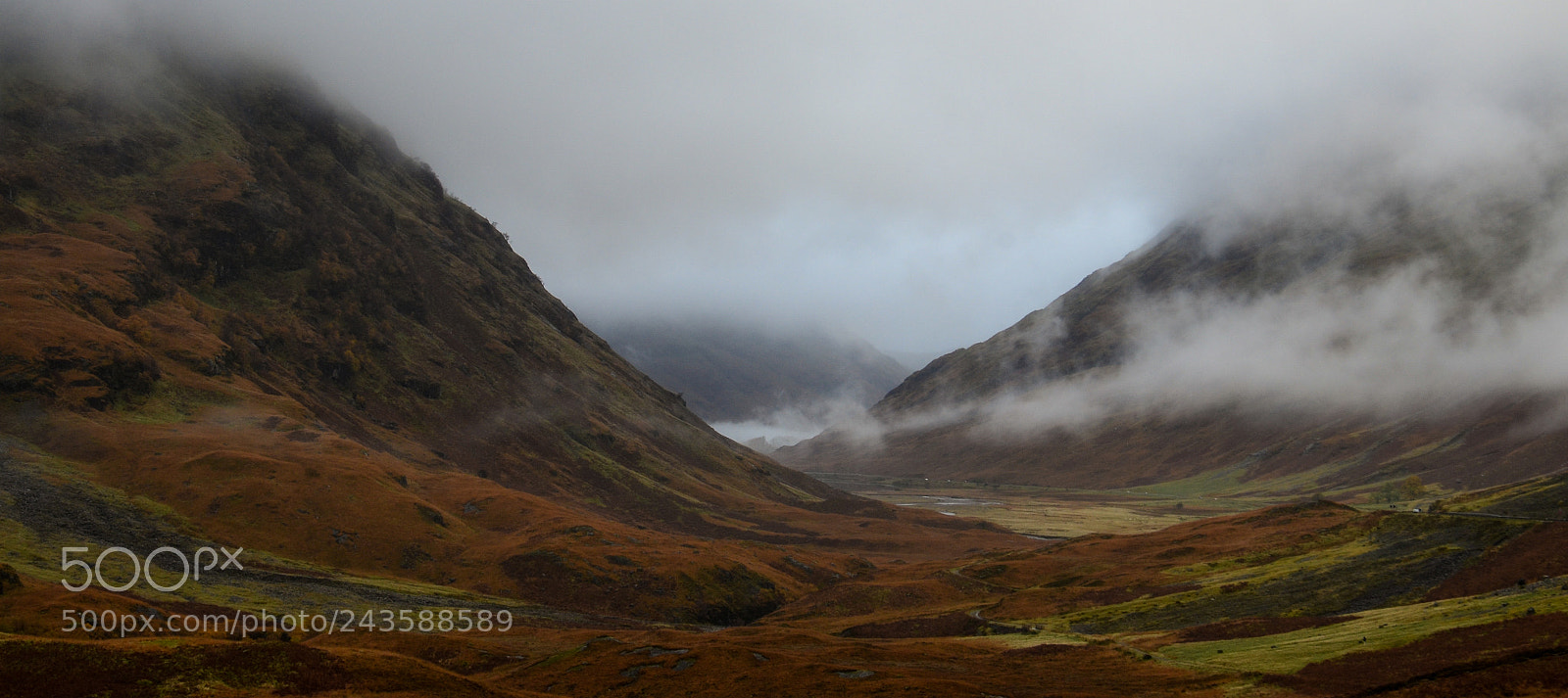 Nikon D5100 sample photo. Misty valley photography