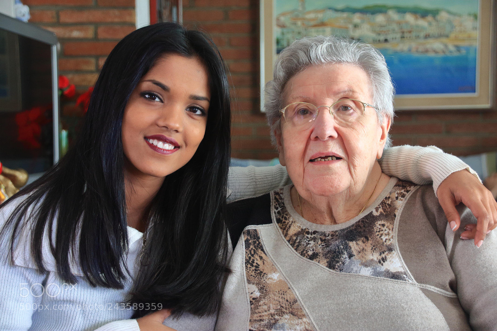 Canon EOS 450D (EOS Rebel XSi / EOS Kiss X2) sample photo. My grandmother and me photography