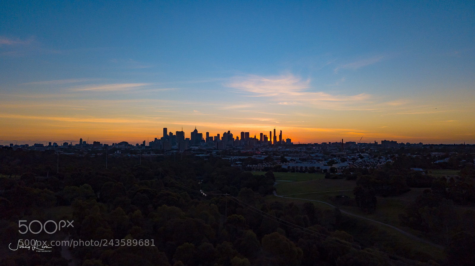 DJI FC220 sample photo. Sunset, a view from photography
