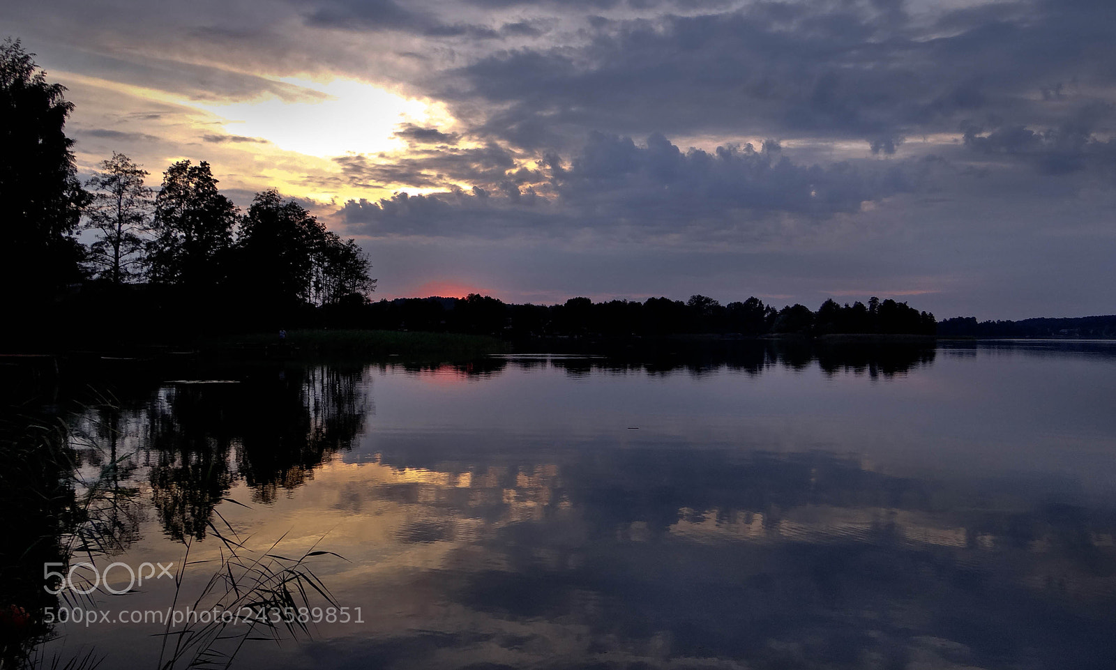 Sony DSC-HX200V sample photo. Sunset kortowo lake photography