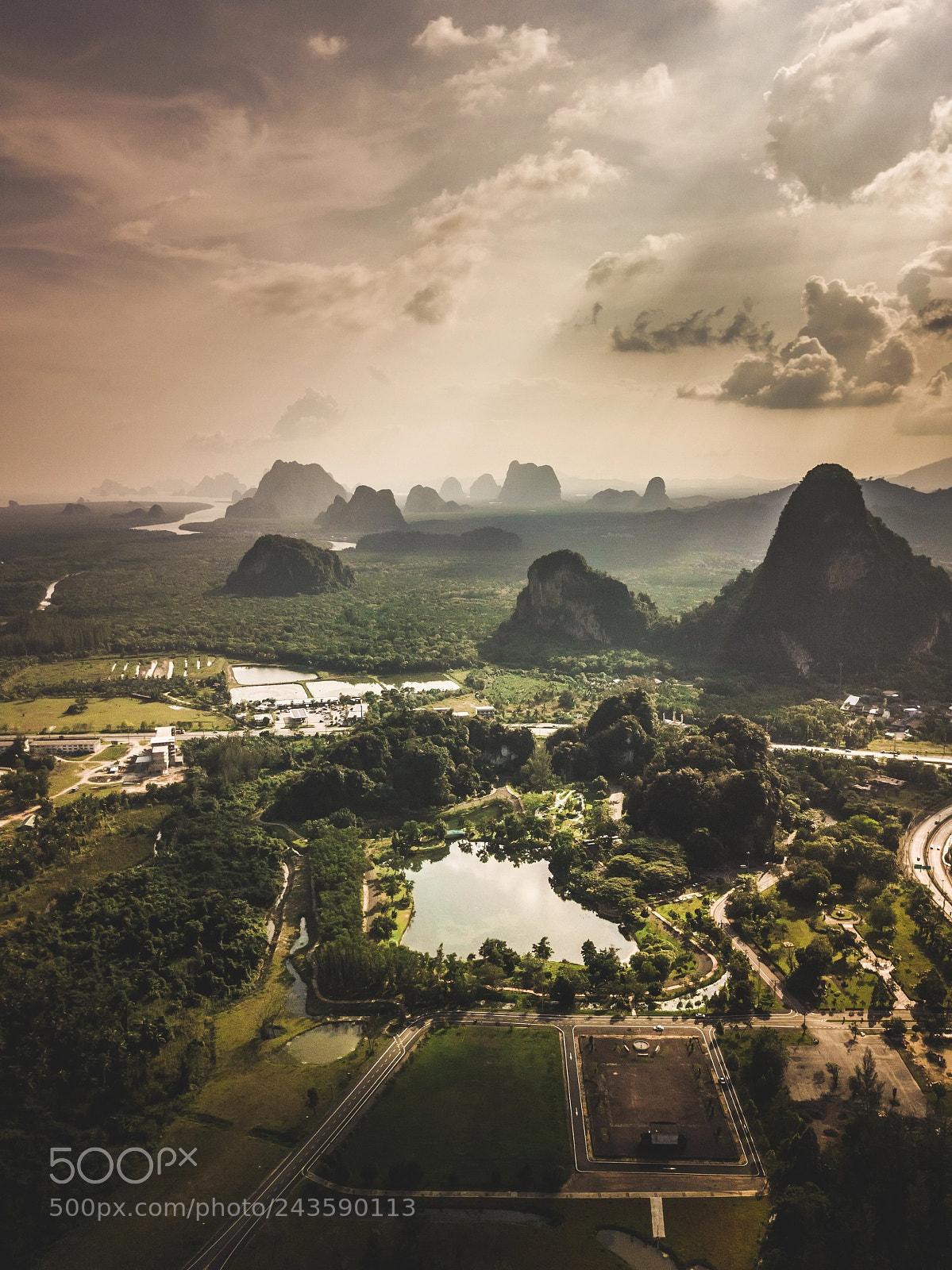 DJI FC220 sample photo. Phang nga, thailand photography