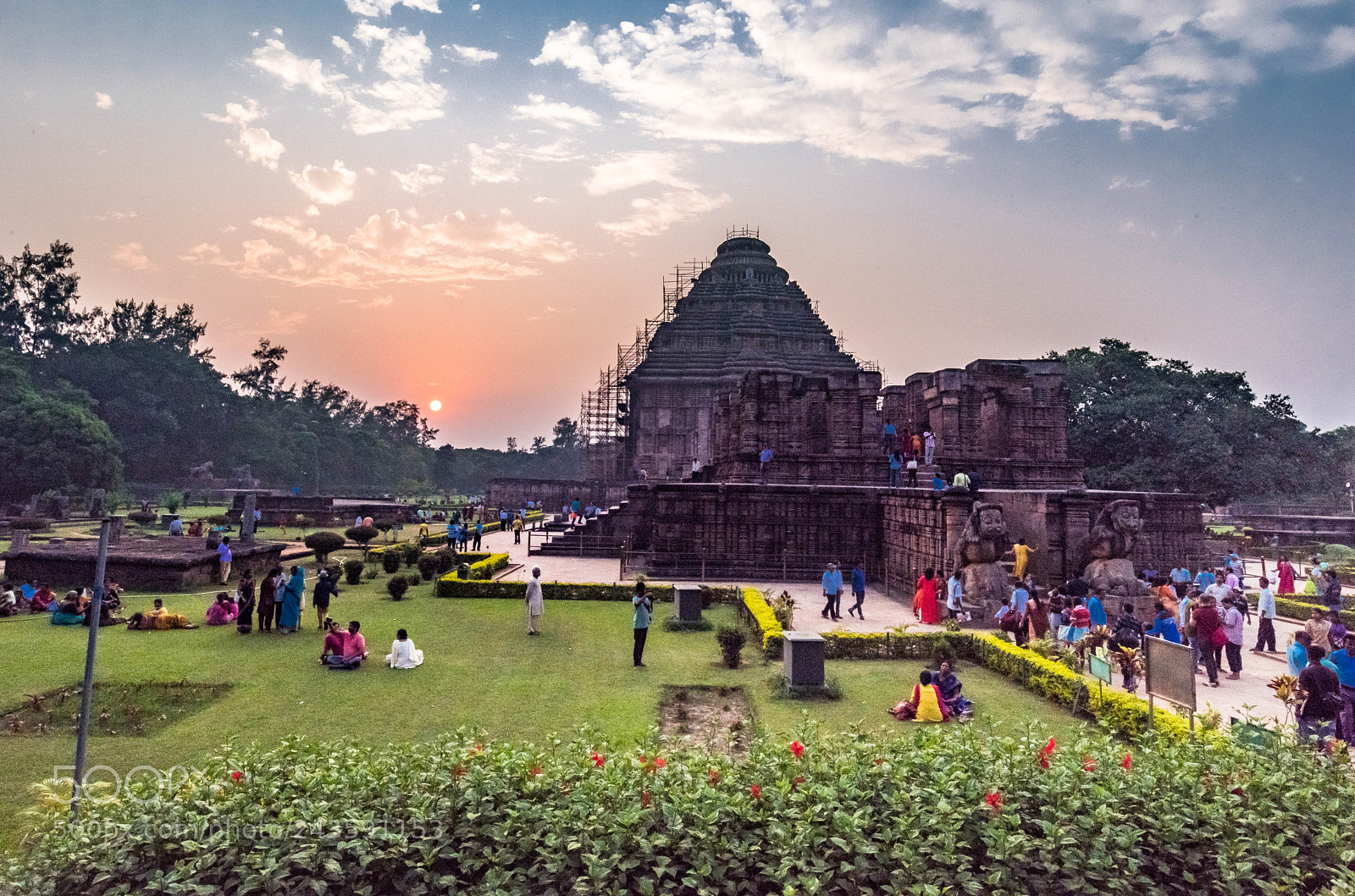 Nikon D810 sample photo. Konark temple at sunset photography
