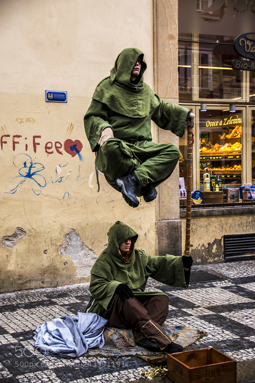 Nikon D5500 sample photo. Street artists in prague photography
