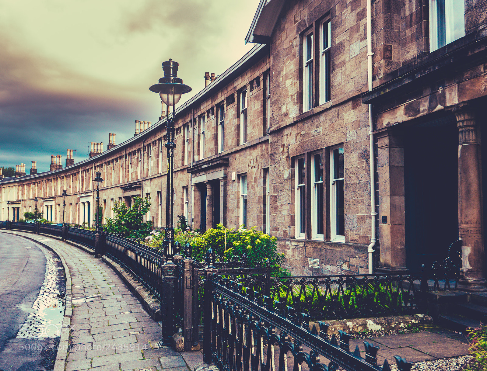 Panasonic Lumix DMC-LX100 sample photo. Elegant edwardian terrace houses photography