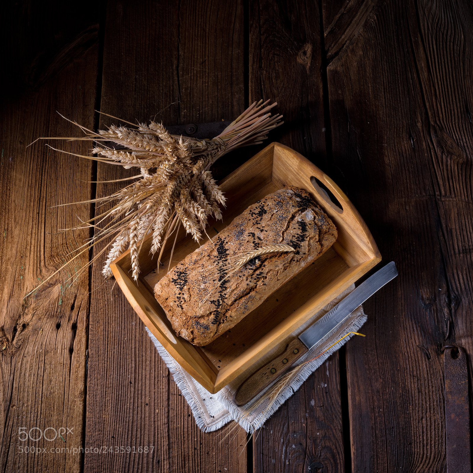 Nikon D810 sample photo. Tasty homemade bread photography