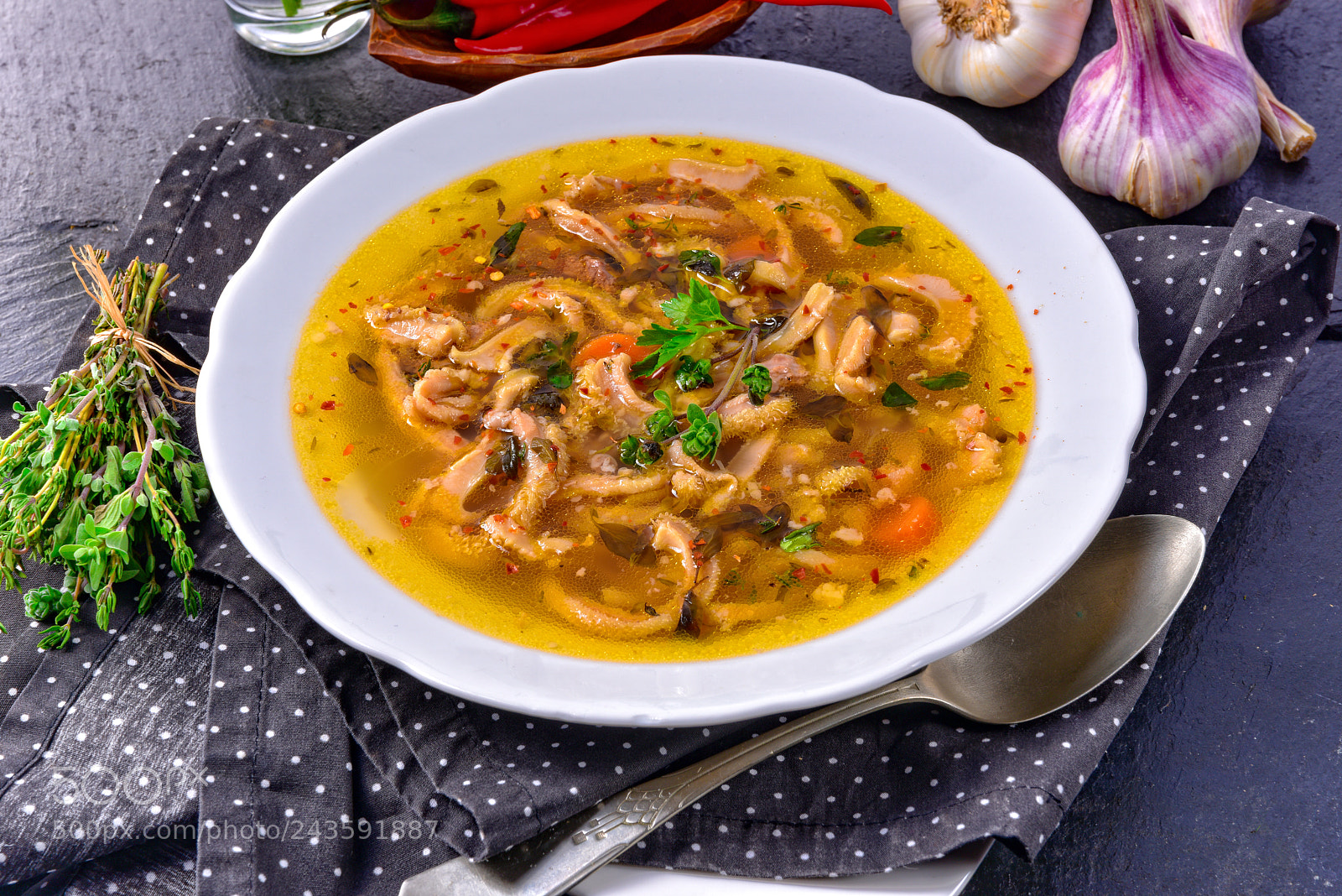 Nikon D810 sample photo. Tasty polish flaczki photography