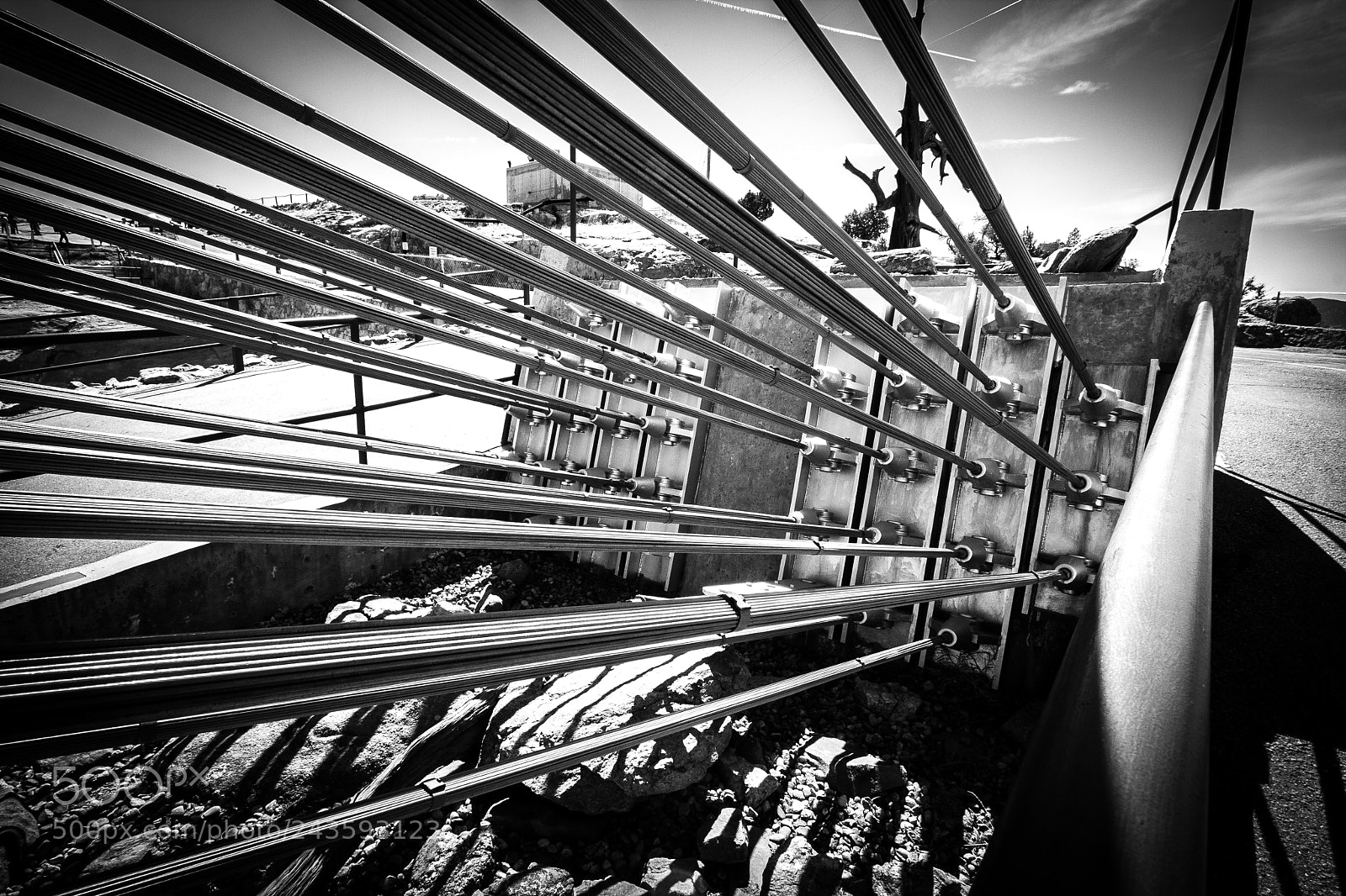 Canon EOS 40D sample photo. Steel cables or the photography