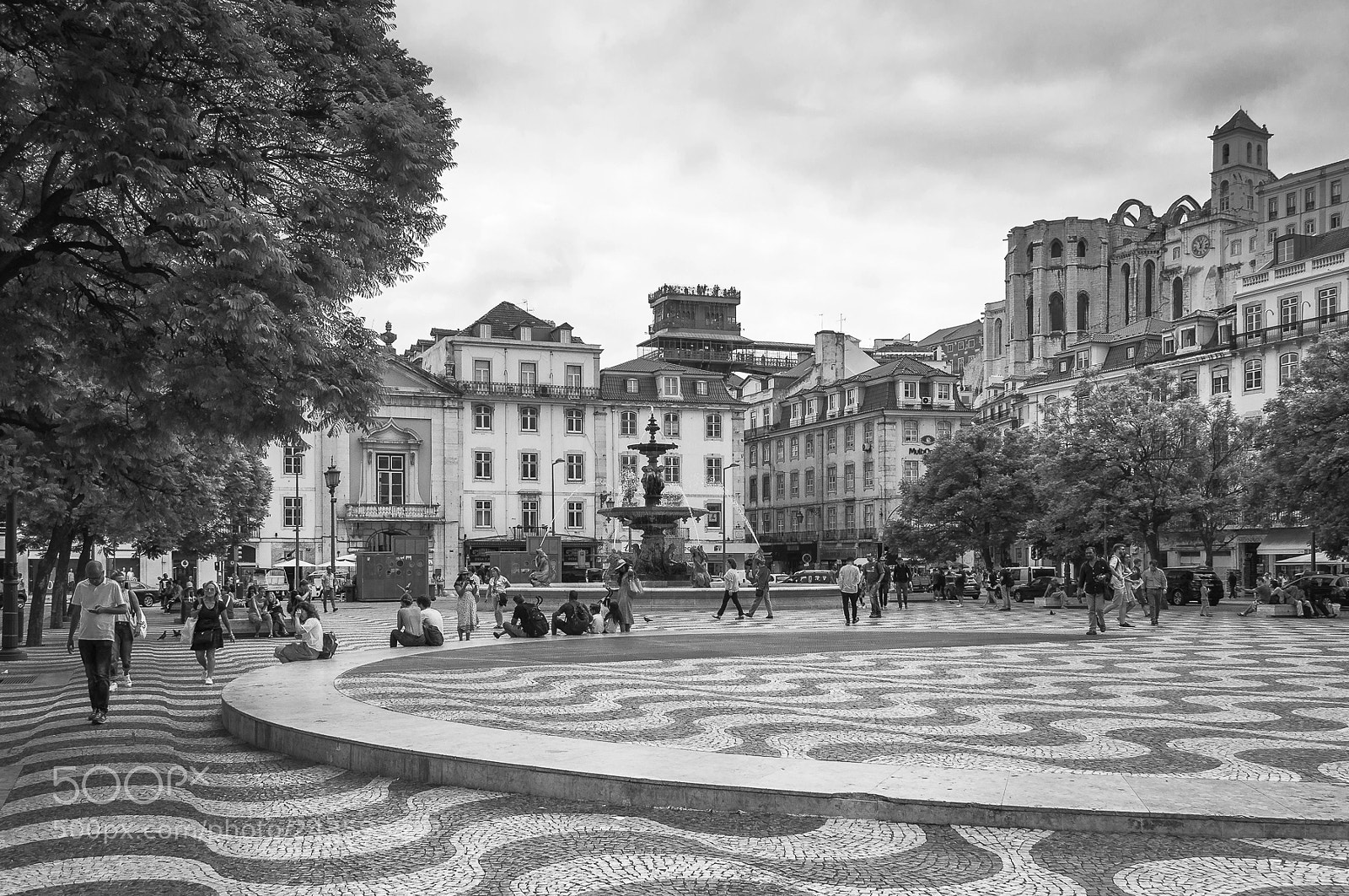 Nikon D90 sample photo. City square photography