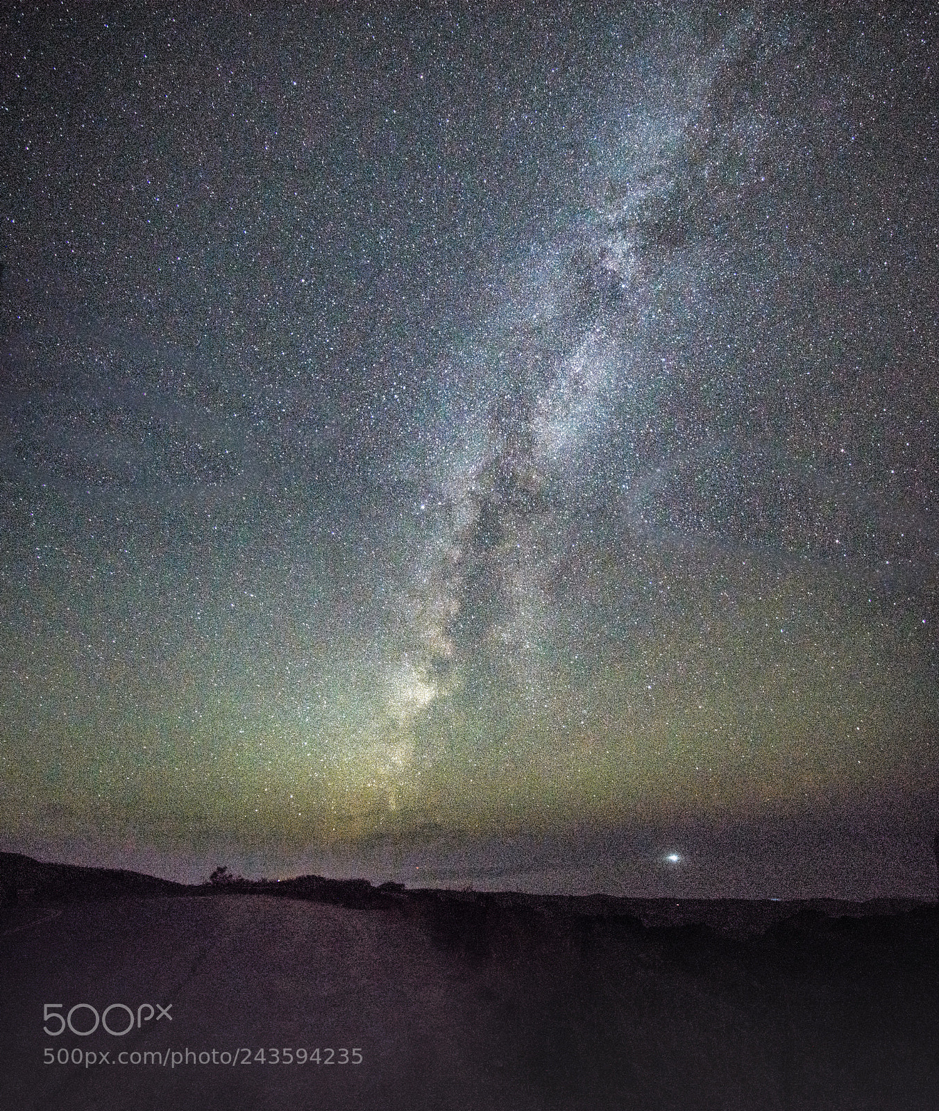 Nikon D7200 sample photo. Milky way over pacific photography