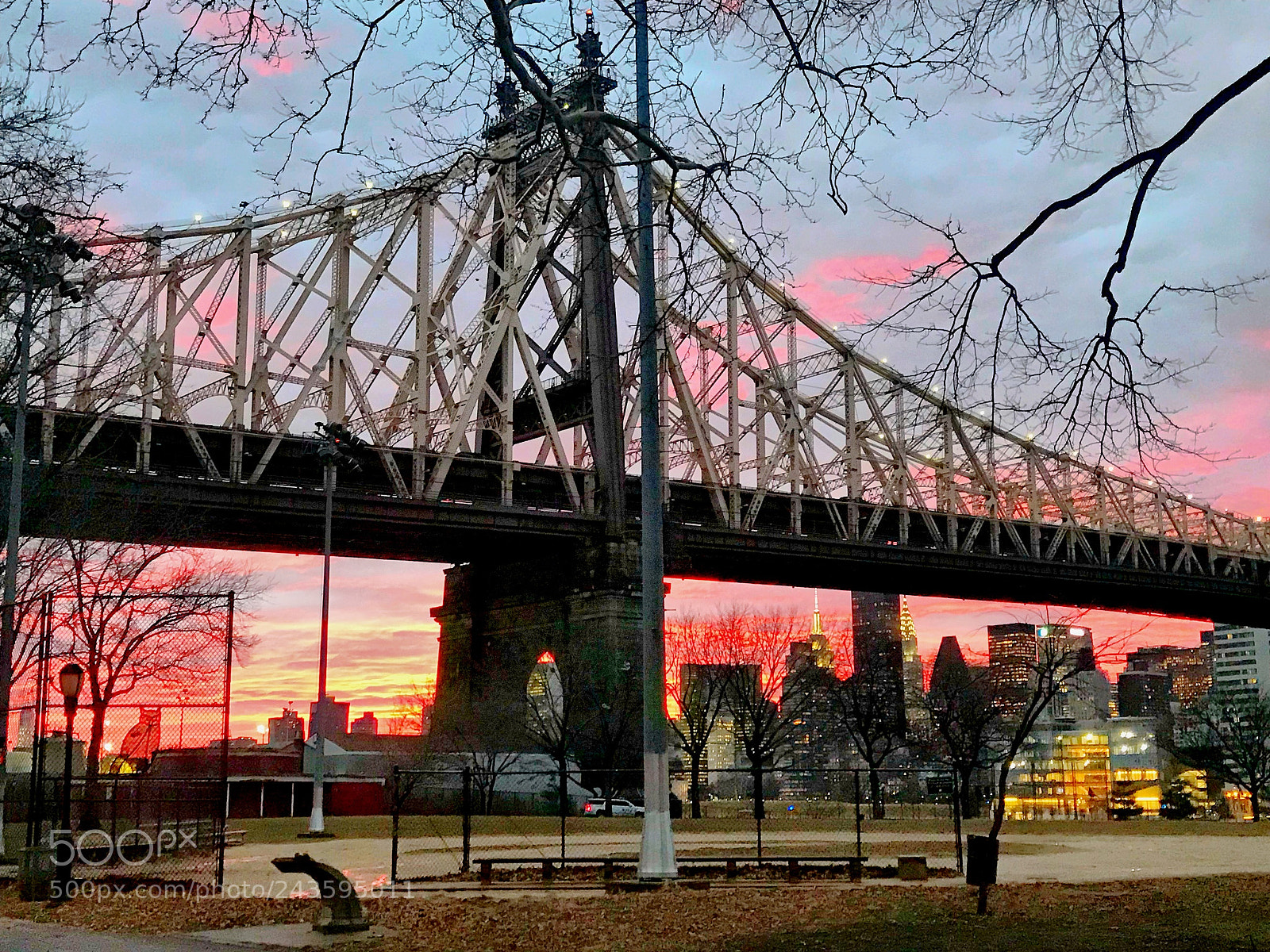 Apple iPhone 7 Plus sample photo. Sunset today over queensboro photography