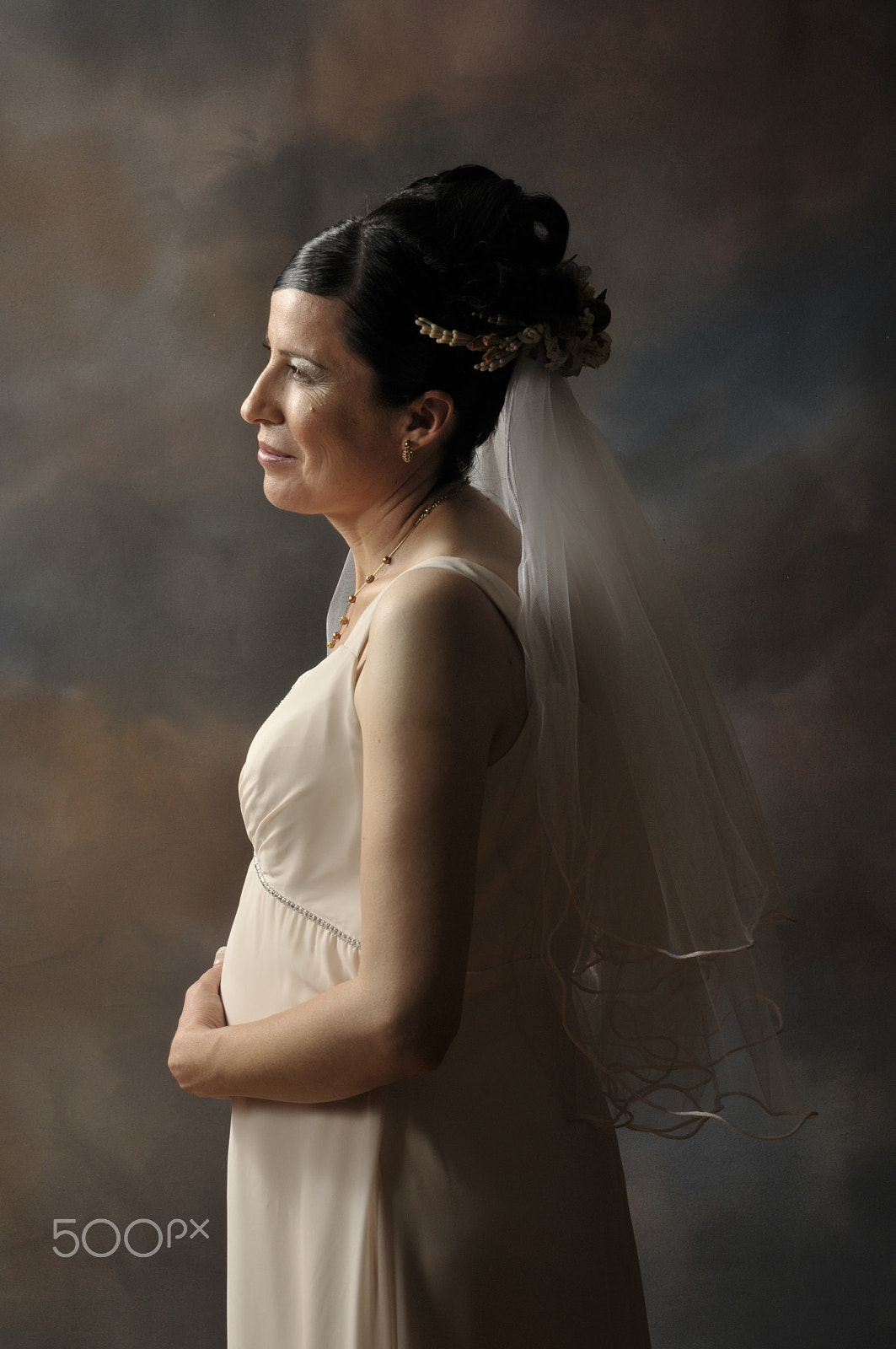 Nikon D300 sample photo. Bride photography