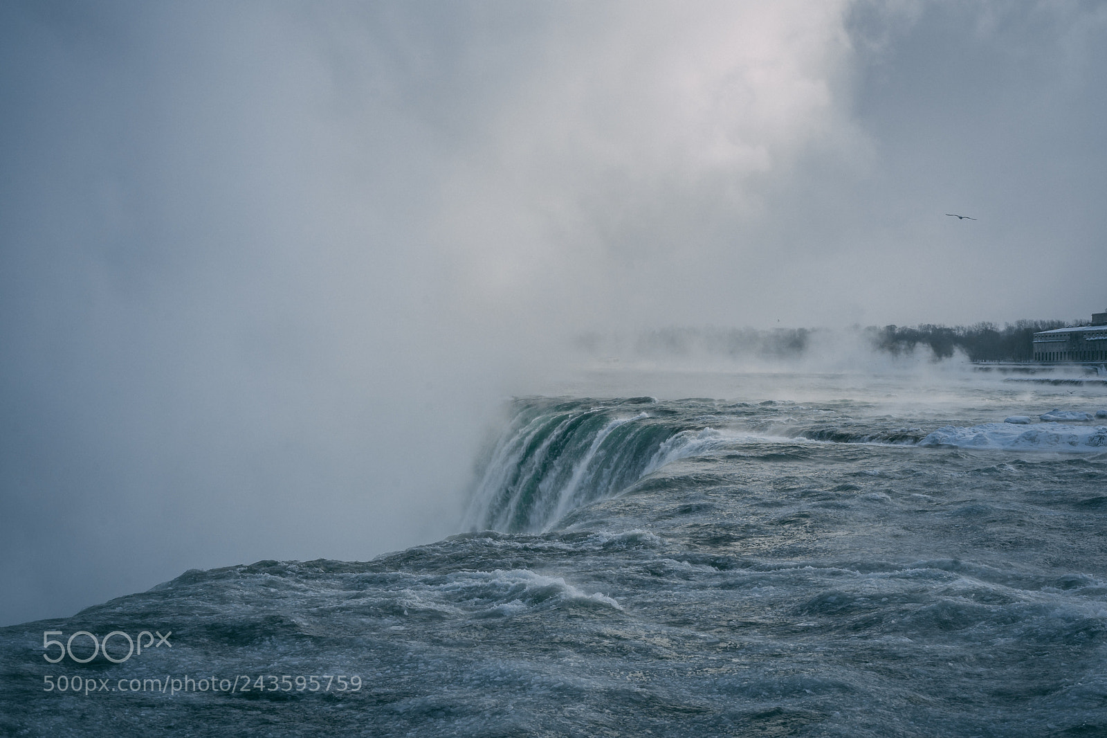Sony a7 II sample photo. Edge of niagara falls photography