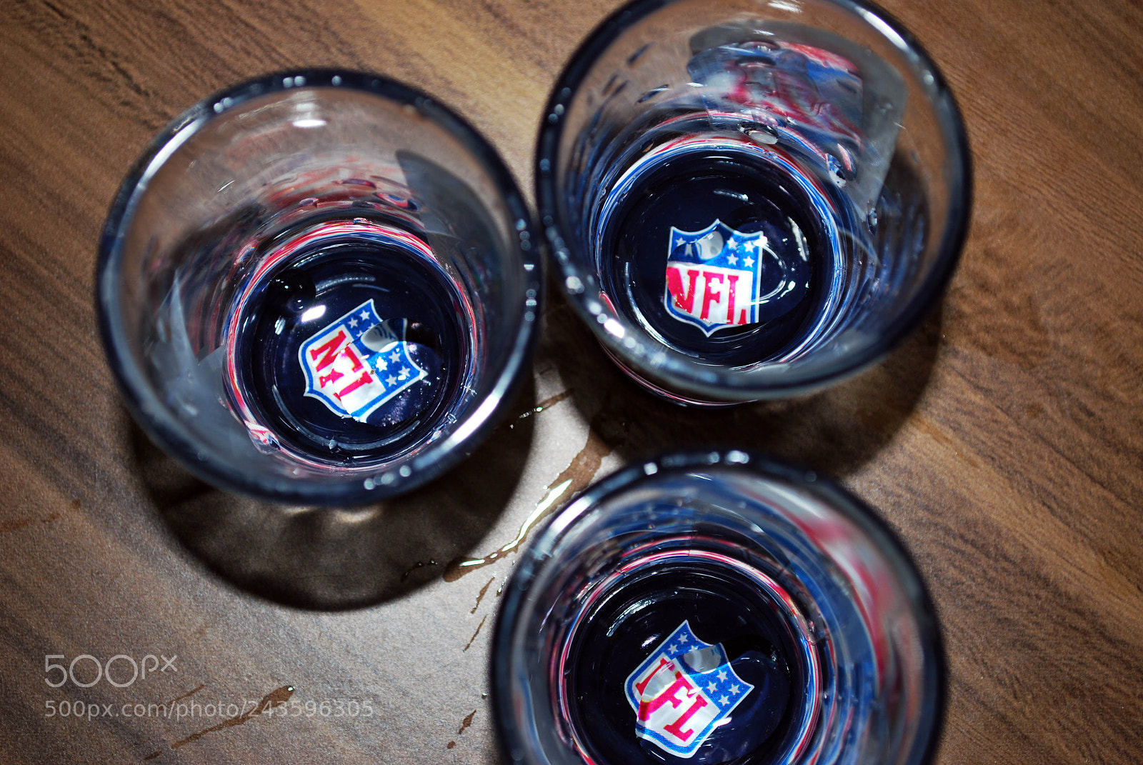 Nikon D60 sample photo. Nfl shot glasses photography
