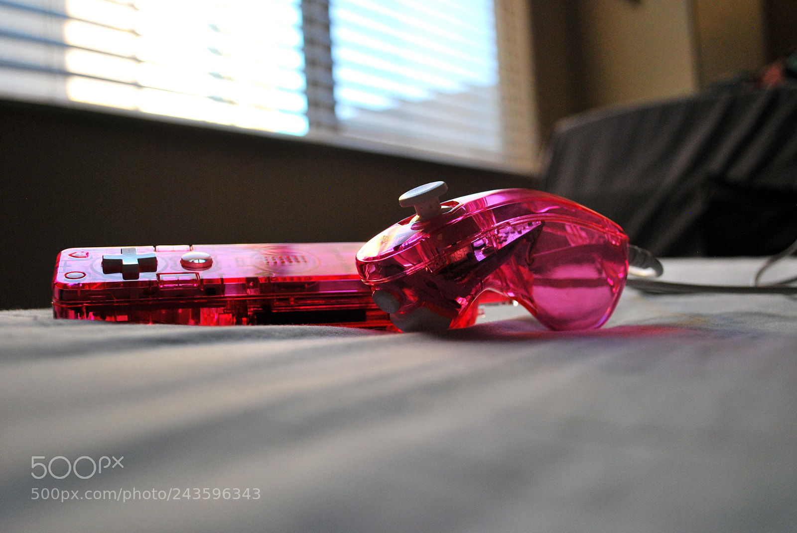 Nikon D60 sample photo. Wii remote photography