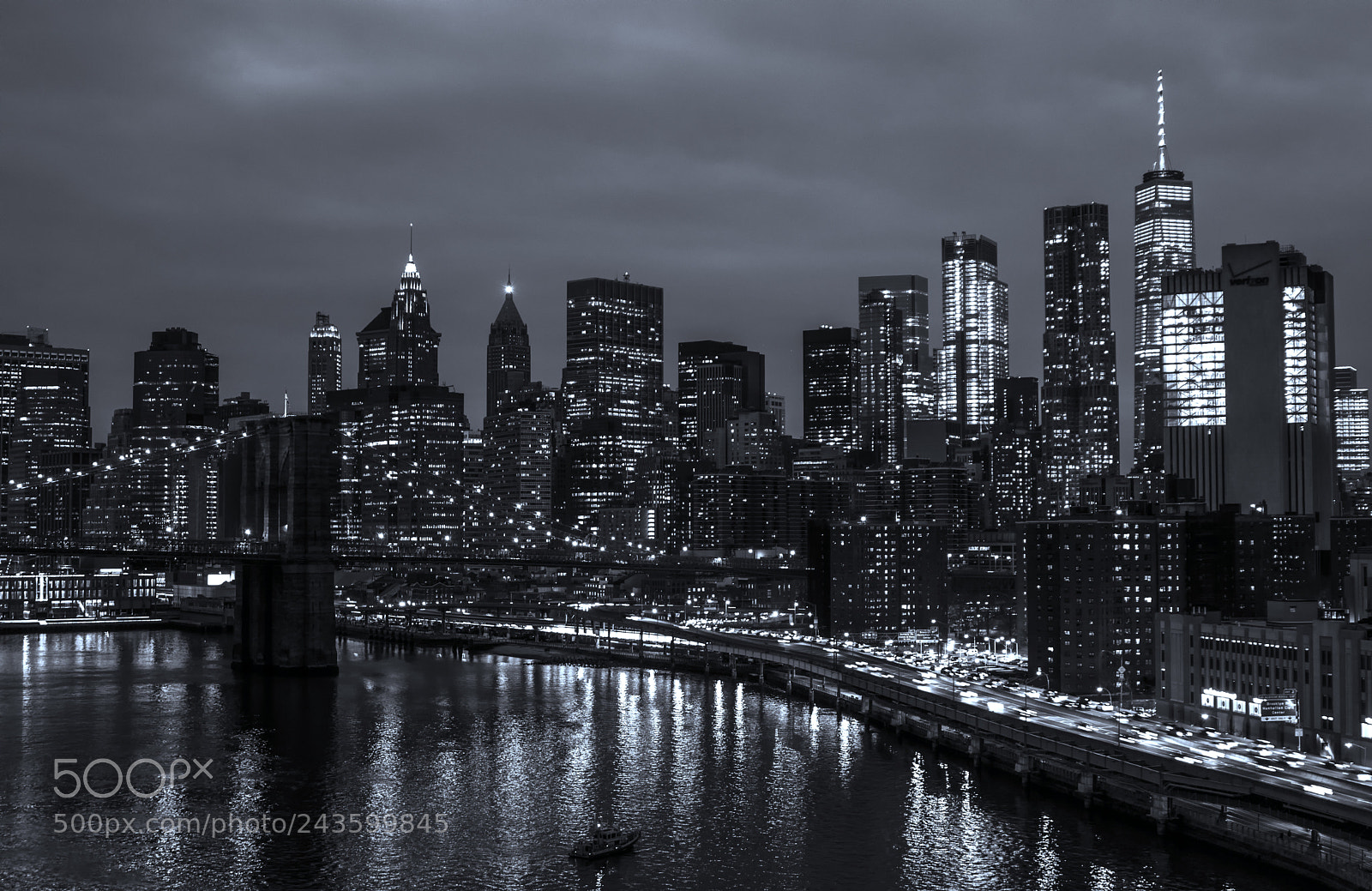 Nikon D5500 sample photo. Nyc at night photography