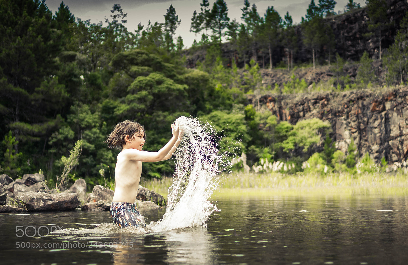 Sony a7 sample photo. The lake boy photography