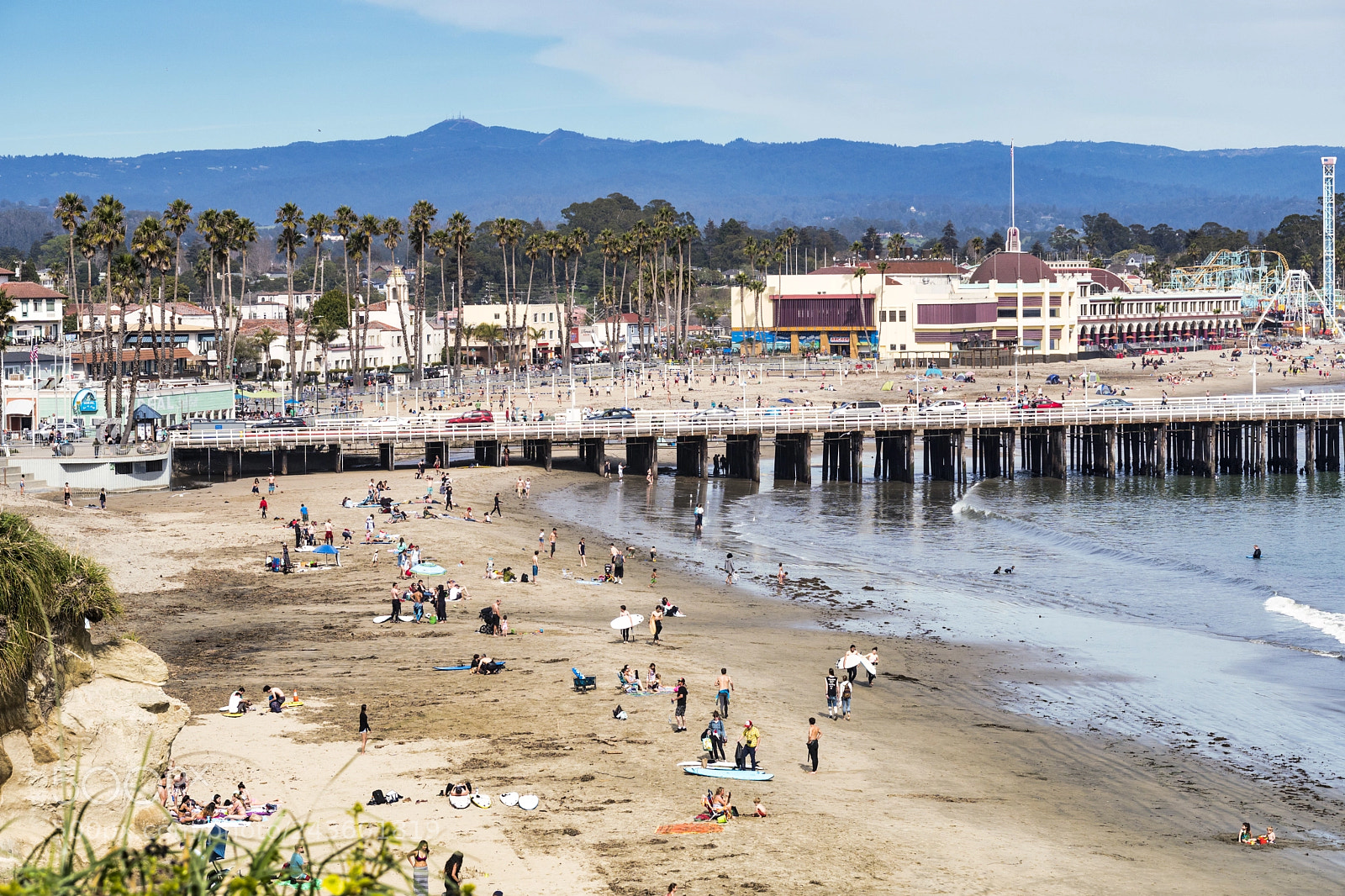 Sony a6300 sample photo. Overlook santa cruz beach photography