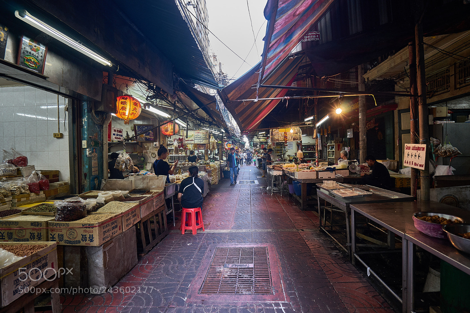 Sony a7 sample photo. Bangkok market photography